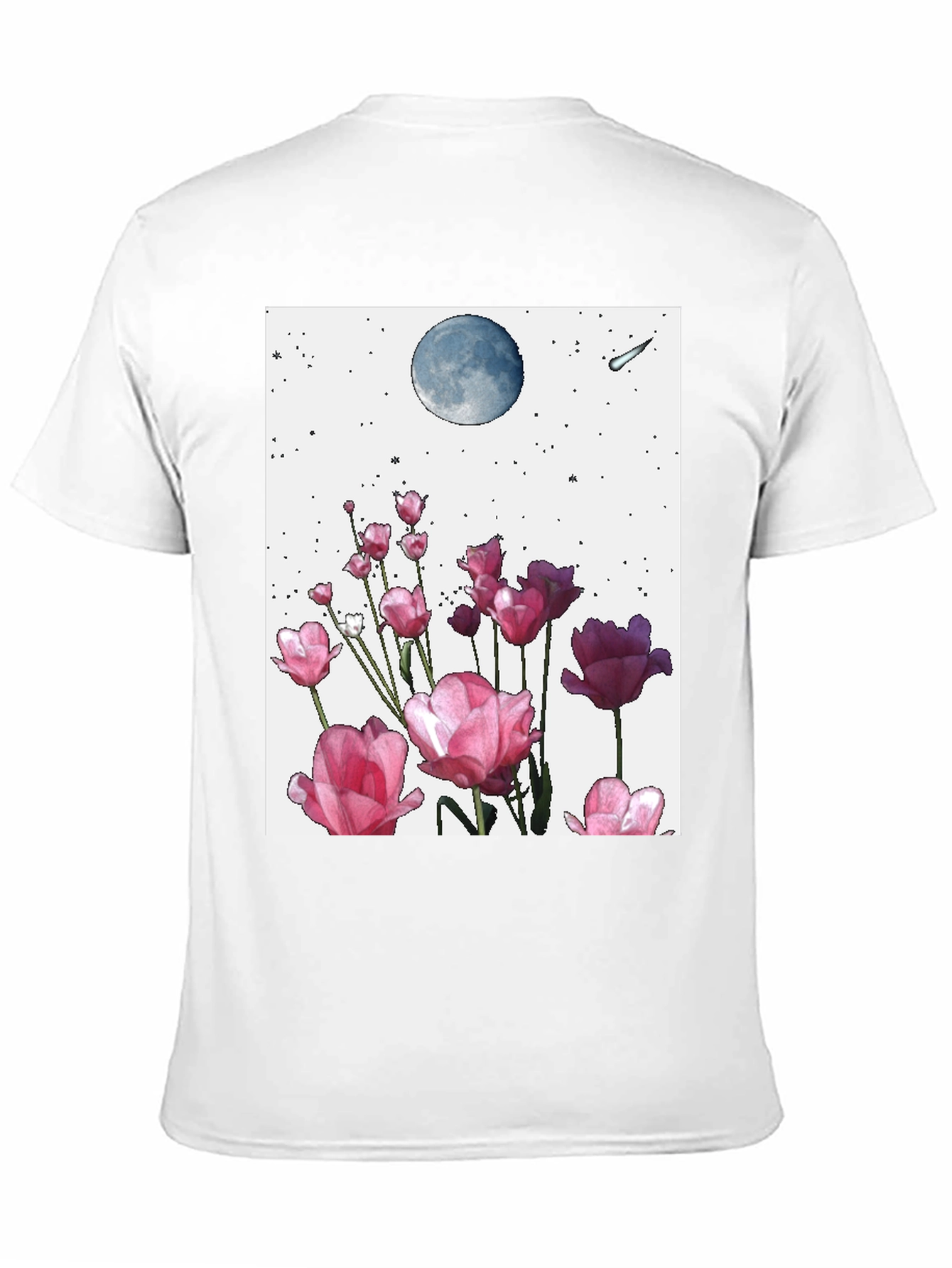 Floral Moon Graphic Tee