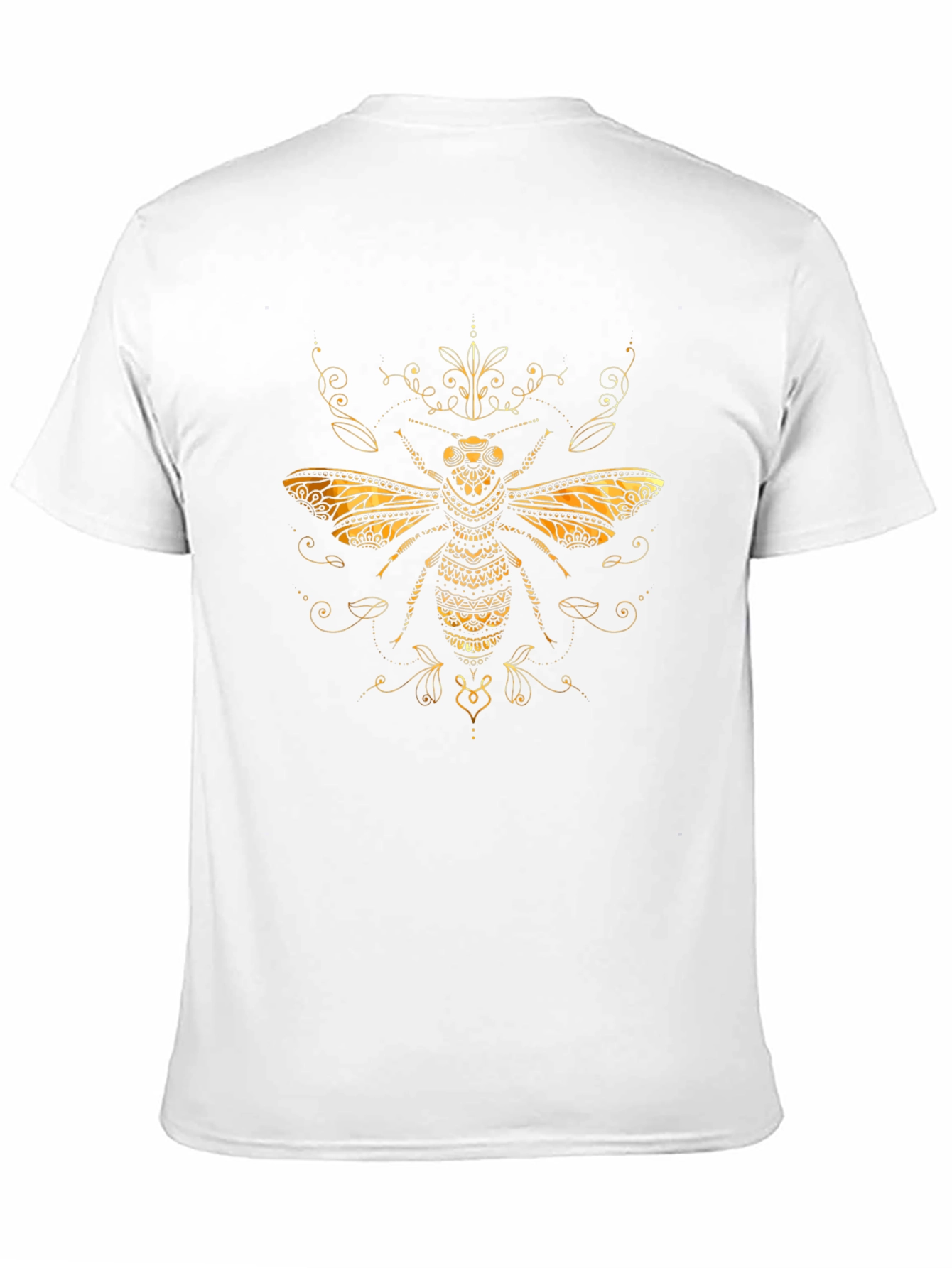 Golden Bee Graphic Tee - Stylish Insect Design