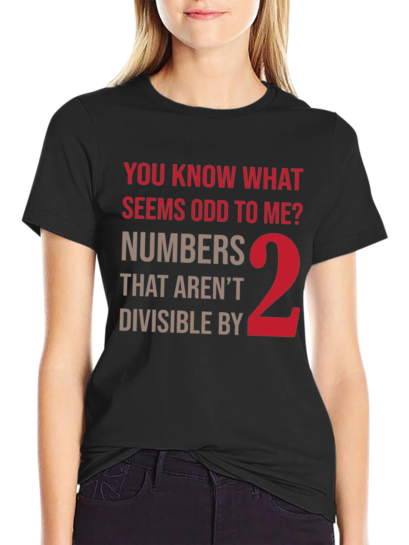 Funny Math Humor T-Shirt - Odd Numbers Joke