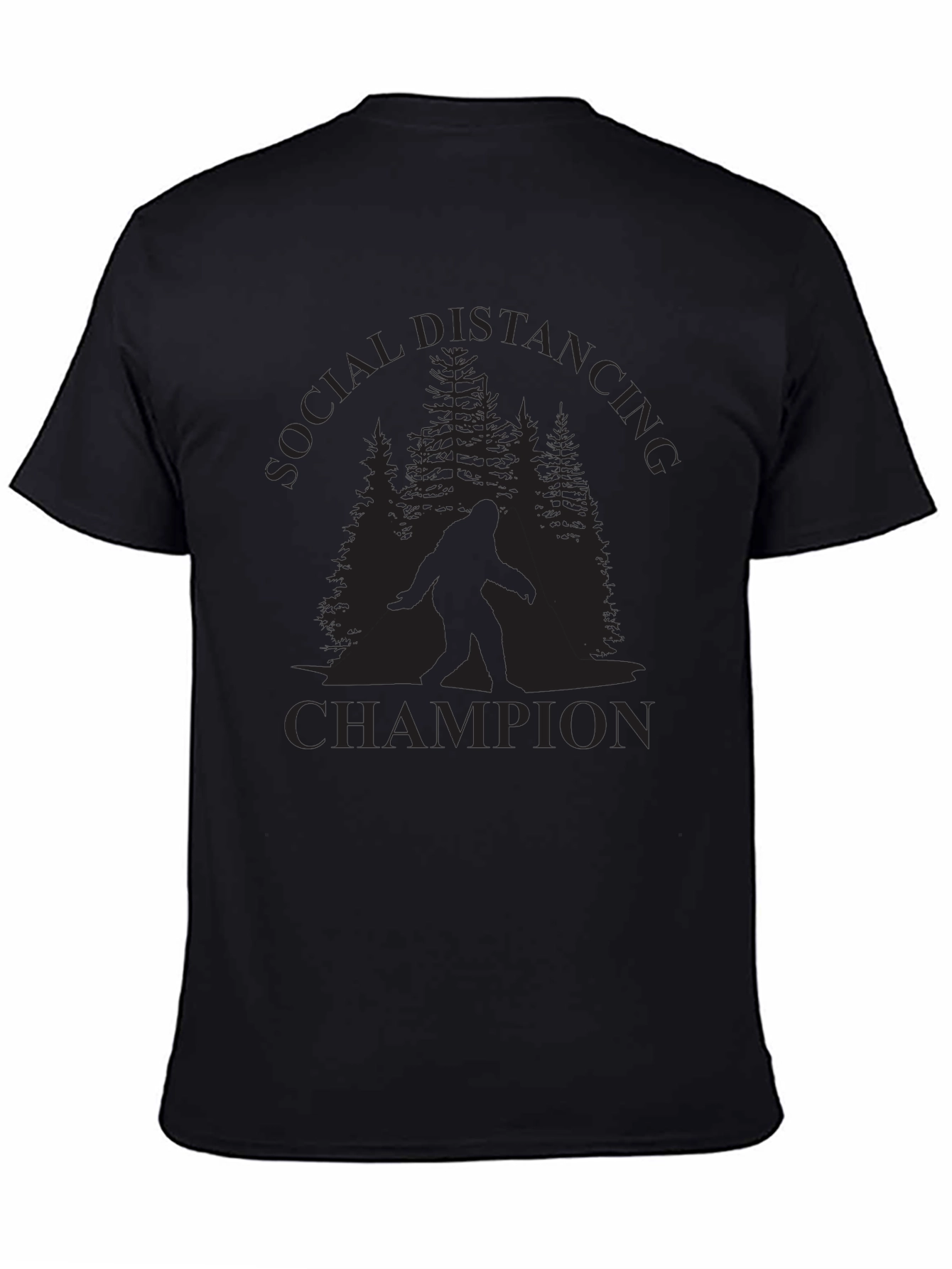 Social Distancing Champion Bigfoot T-Shirt