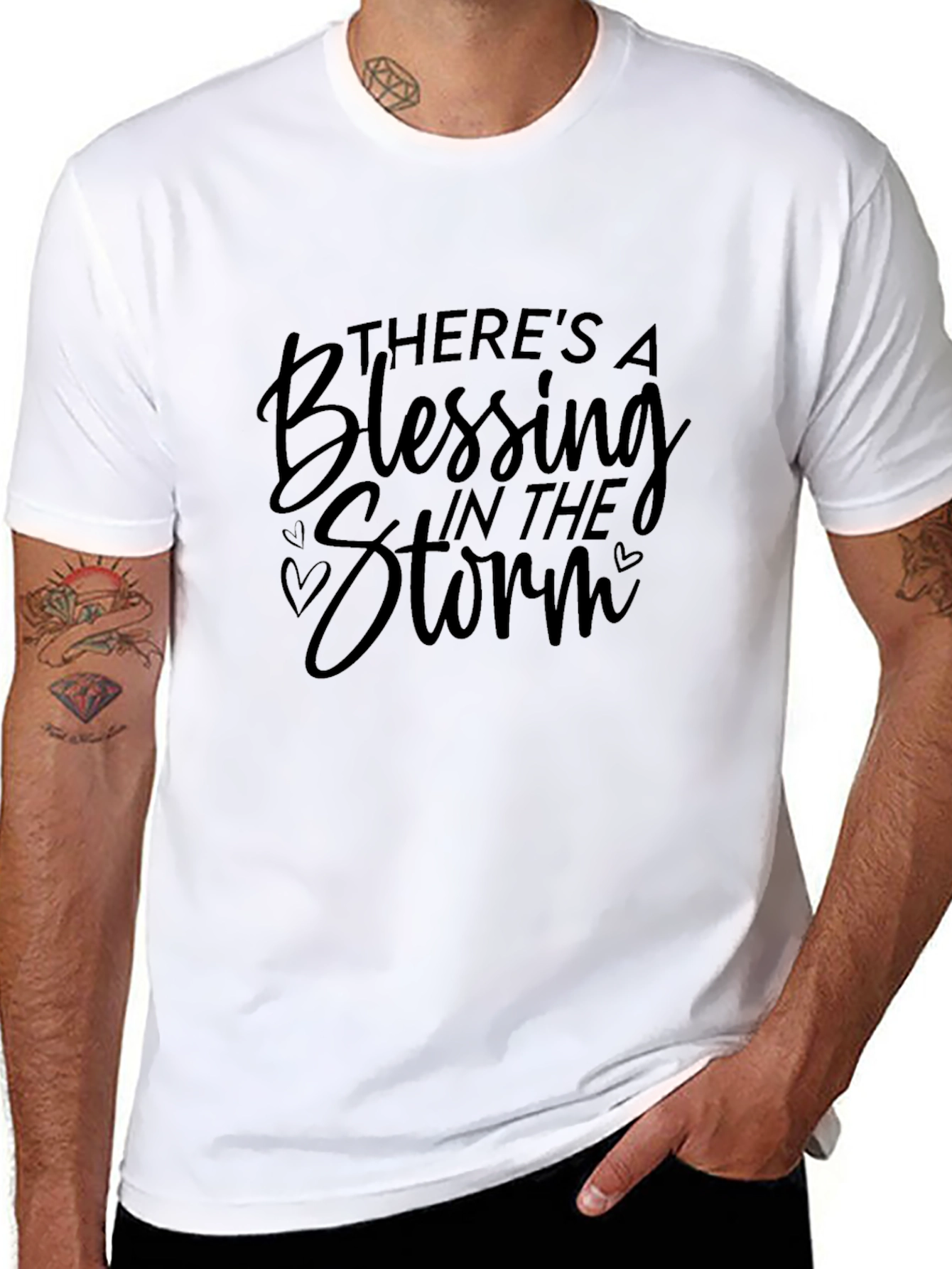 Blessing In The Storm Black T-Shirt