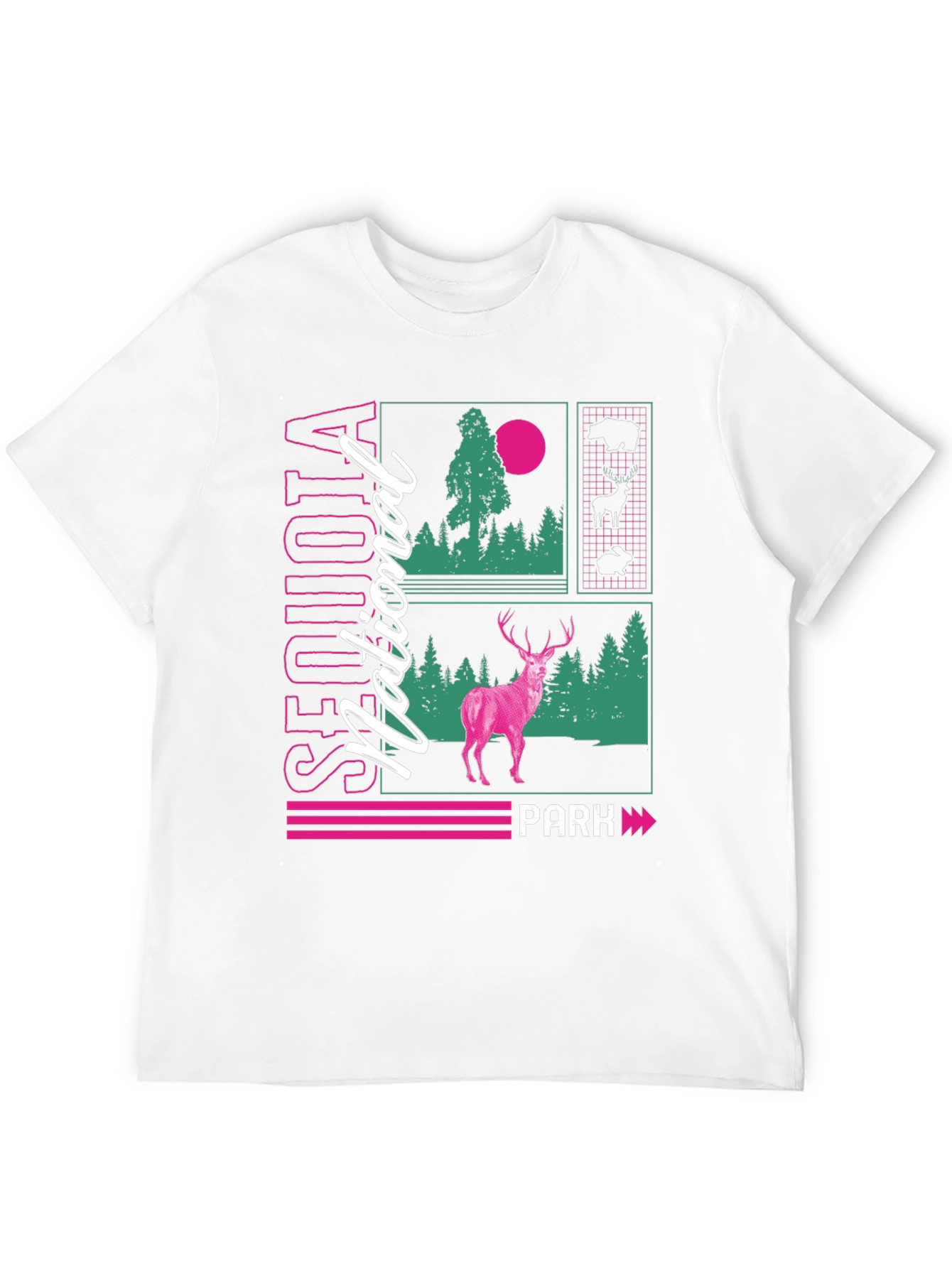 Sequoia National Park Deer Graphic Tee
