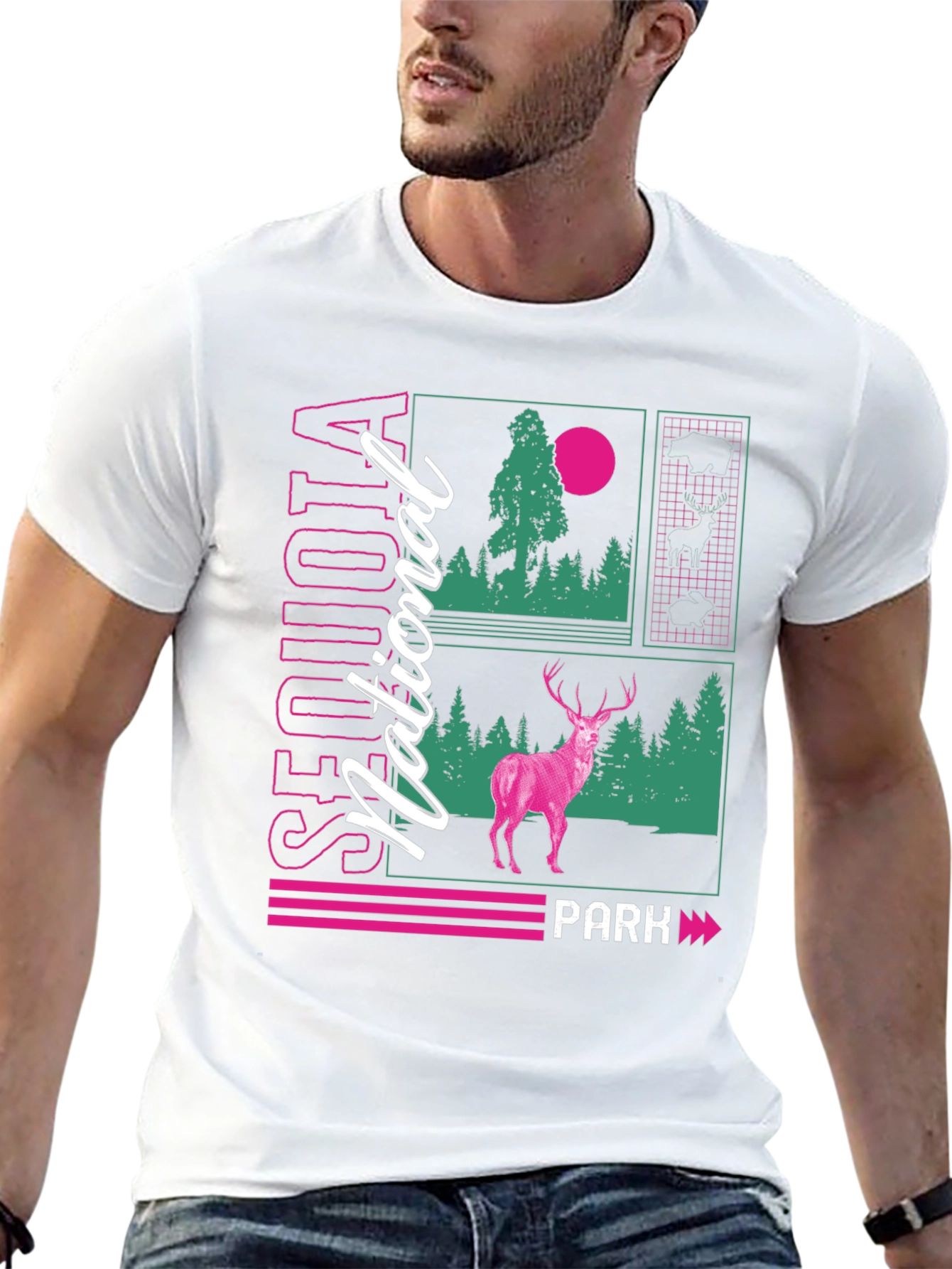 Sequoia National Park Deer Graphic Tee