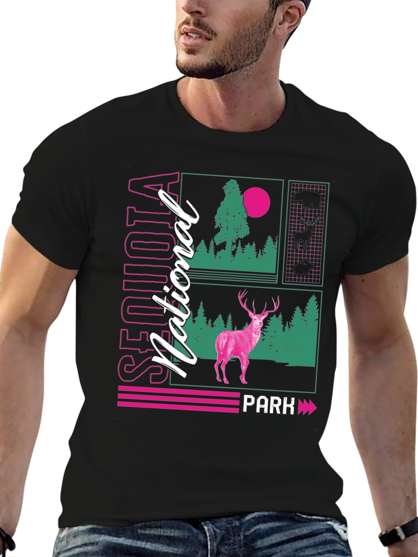 Sequoia National Park Deer Graphic Tee