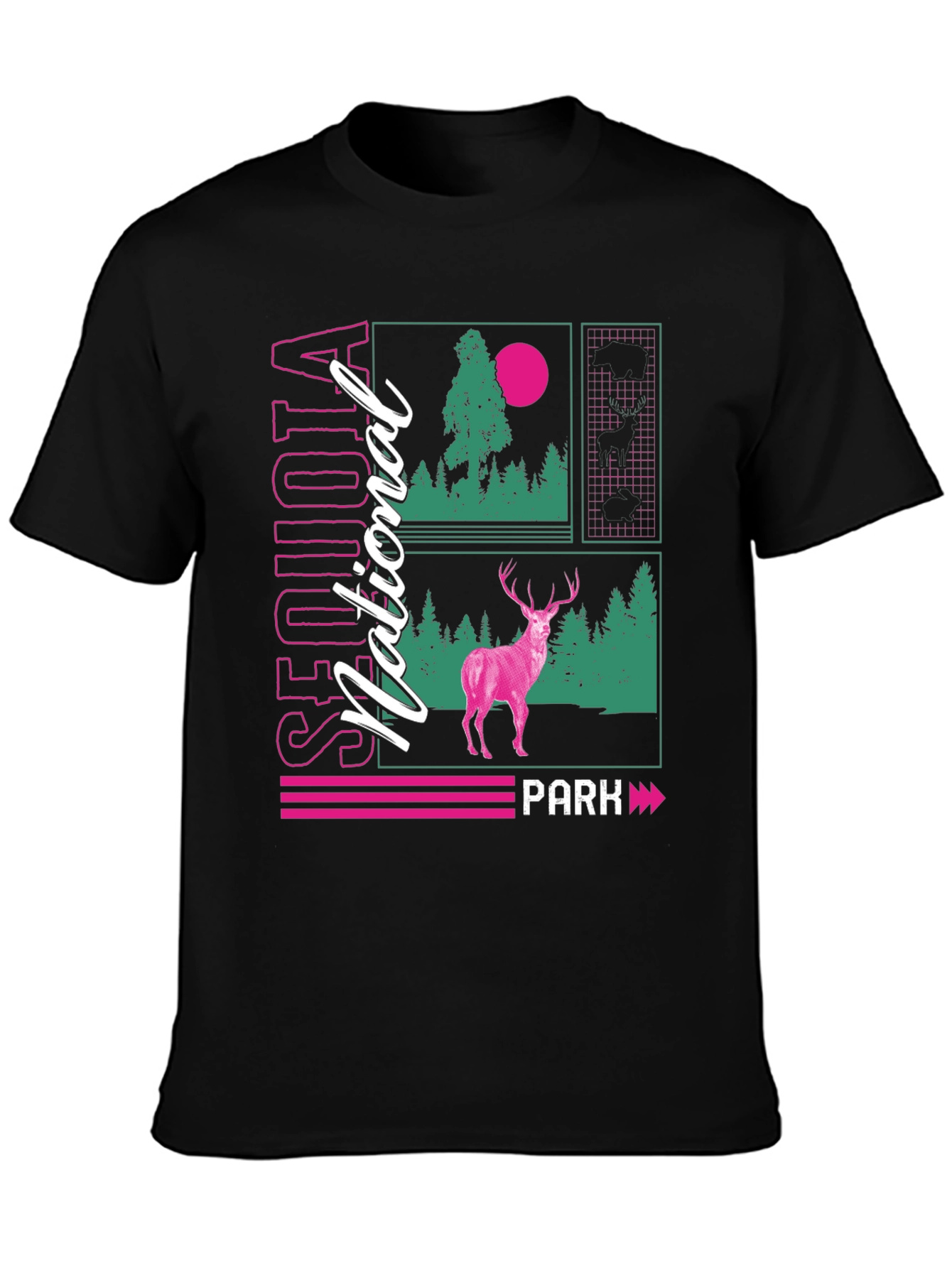 Sequoia National Park Deer Graphic Tee