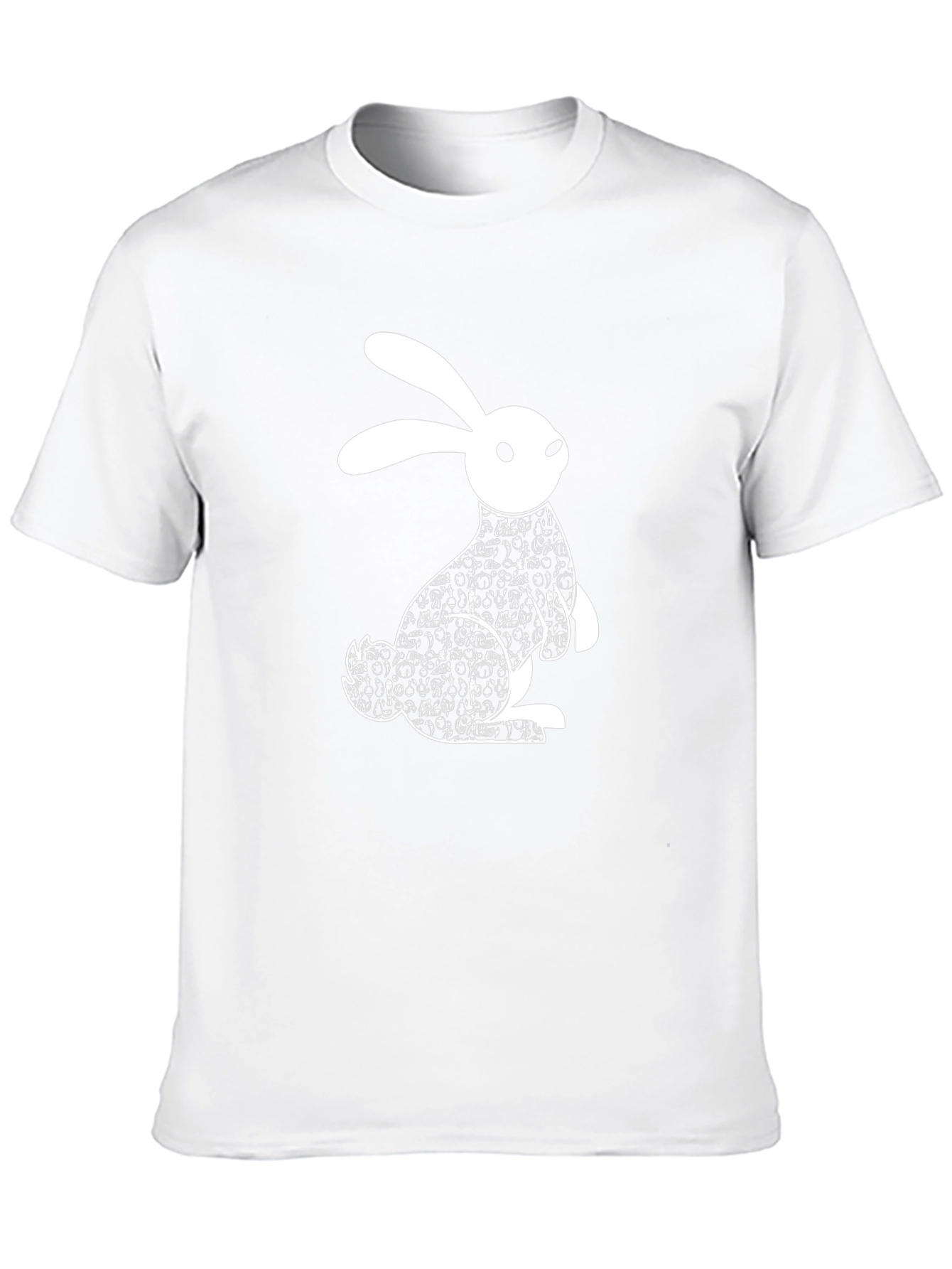 Cool Rabbit Graphic Tee - Black Cotton T-Shirt