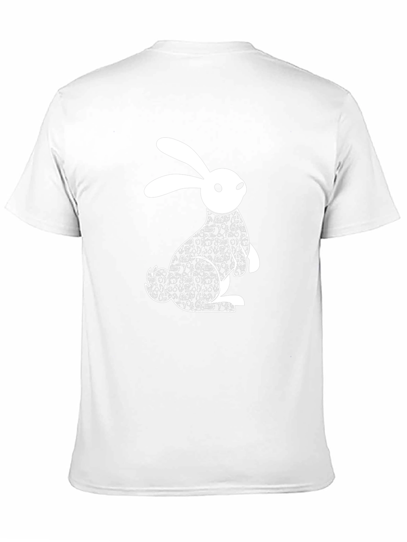 Cool Rabbit Graphic Tee - Black Cotton T-Shirt