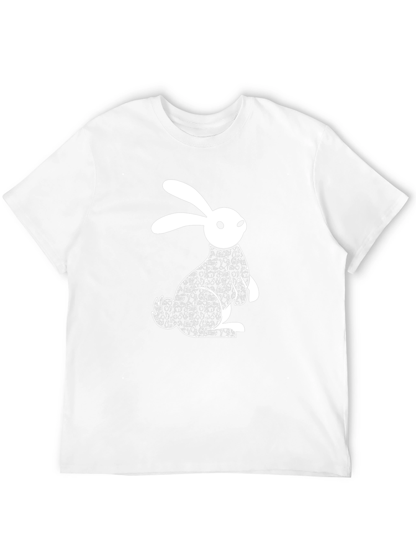 Cool Rabbit Graphic Tee - Black Cotton T-Shirt