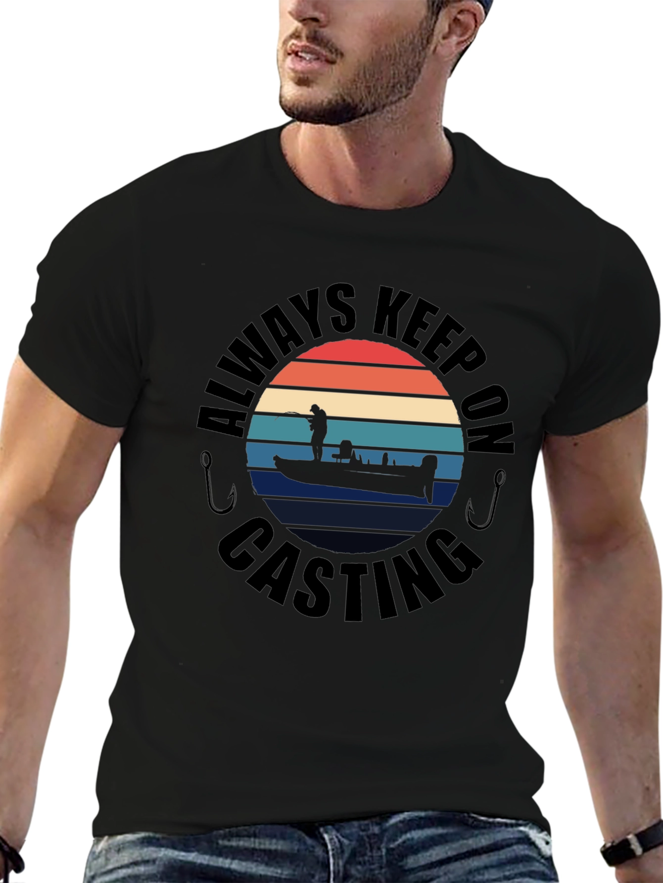 Always Keep On Casting Fishing T-Shirt