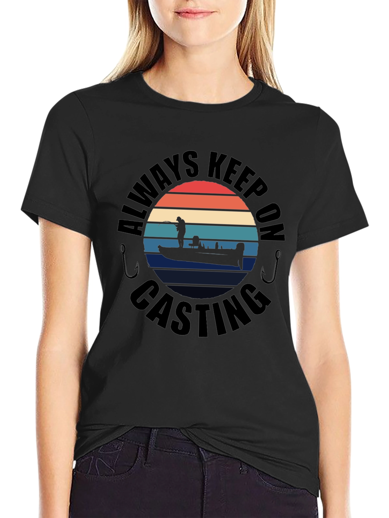 Always Keep On Casting Fishing T-Shirt