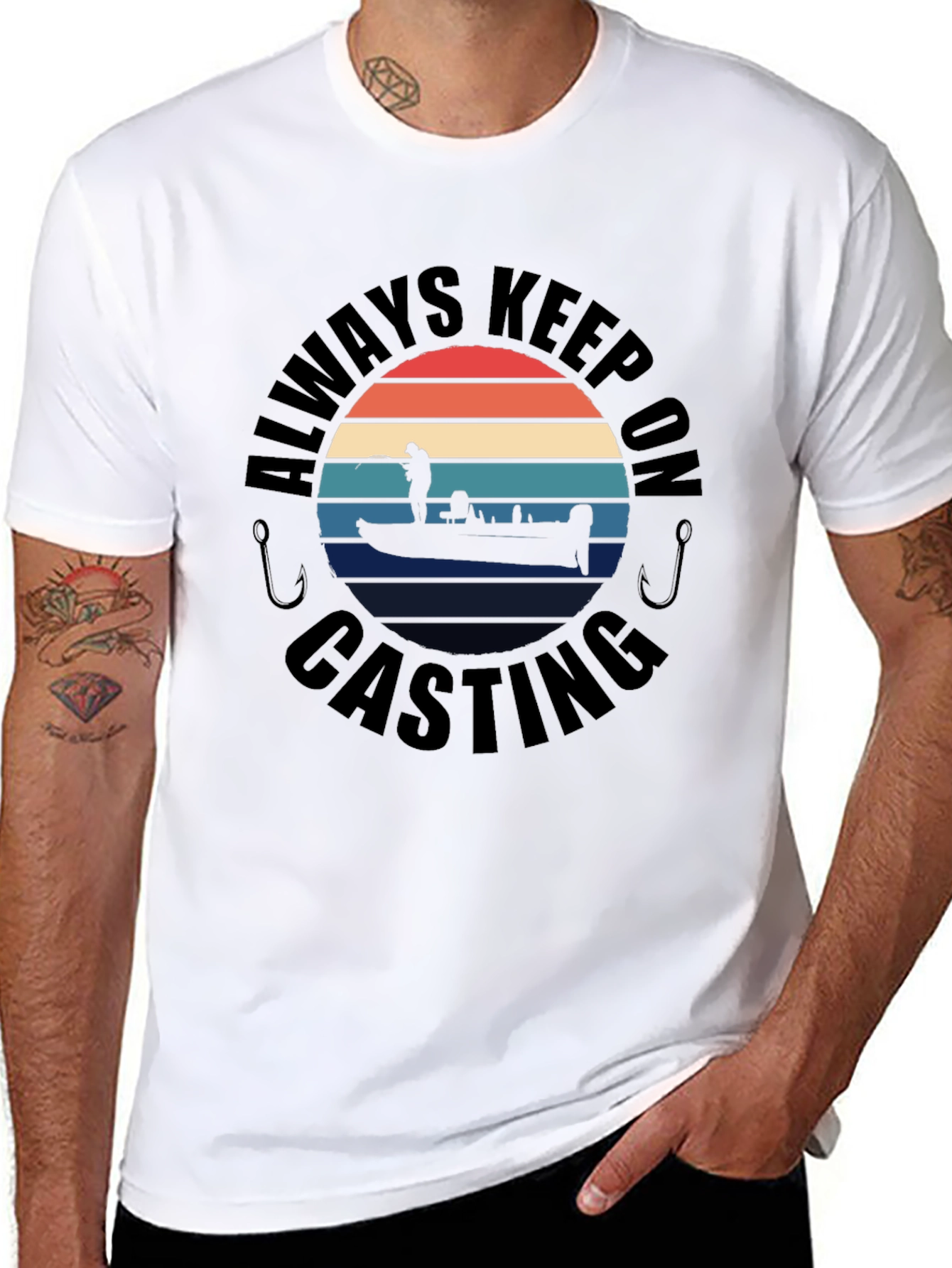 Always Keep On Casting Fishing T-Shirt