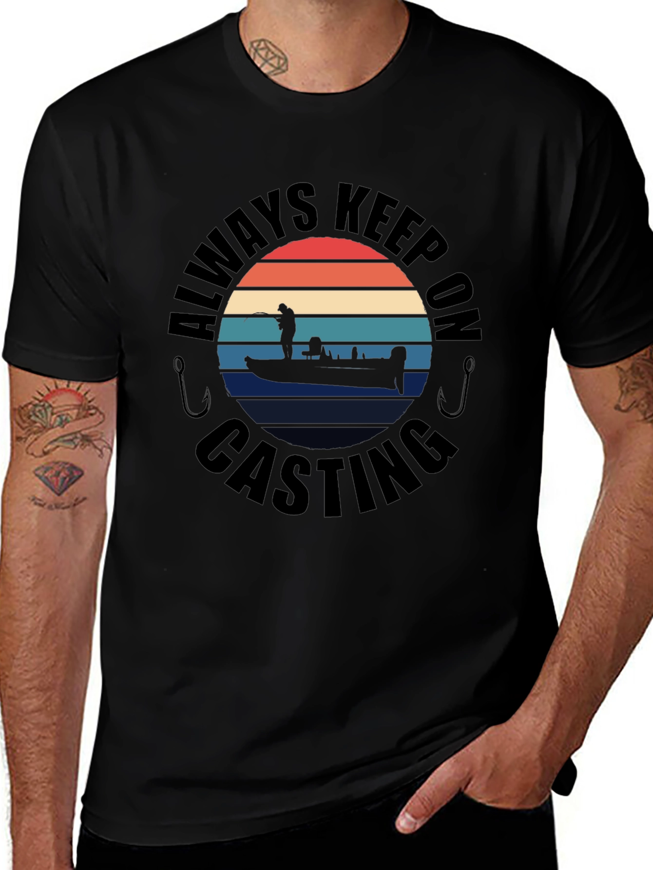 Always Keep On Casting Fishing T-Shirt