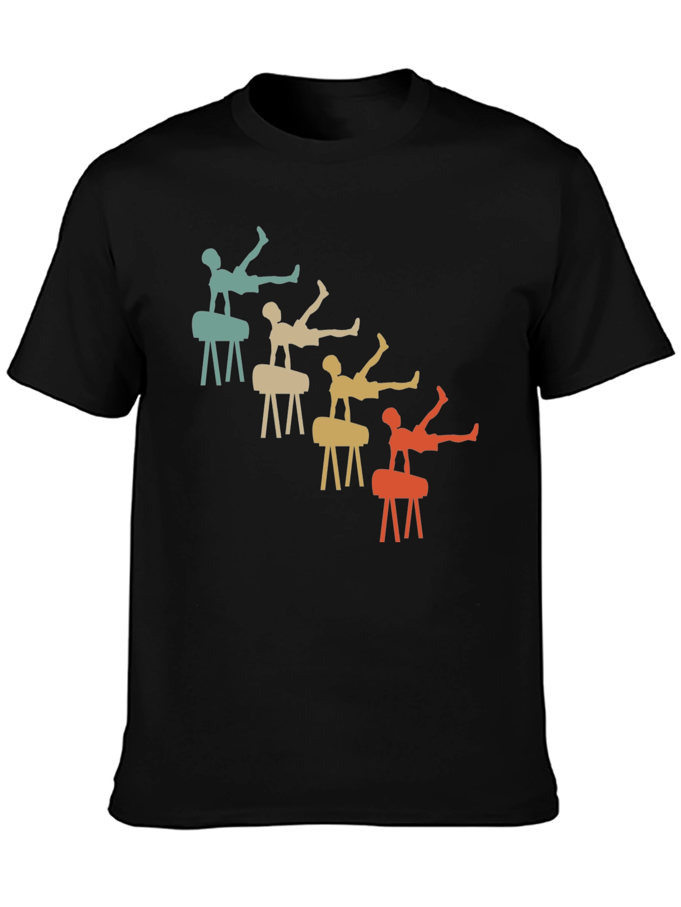 Retro Gymnastics T-Shirt Pommel Horse Tee