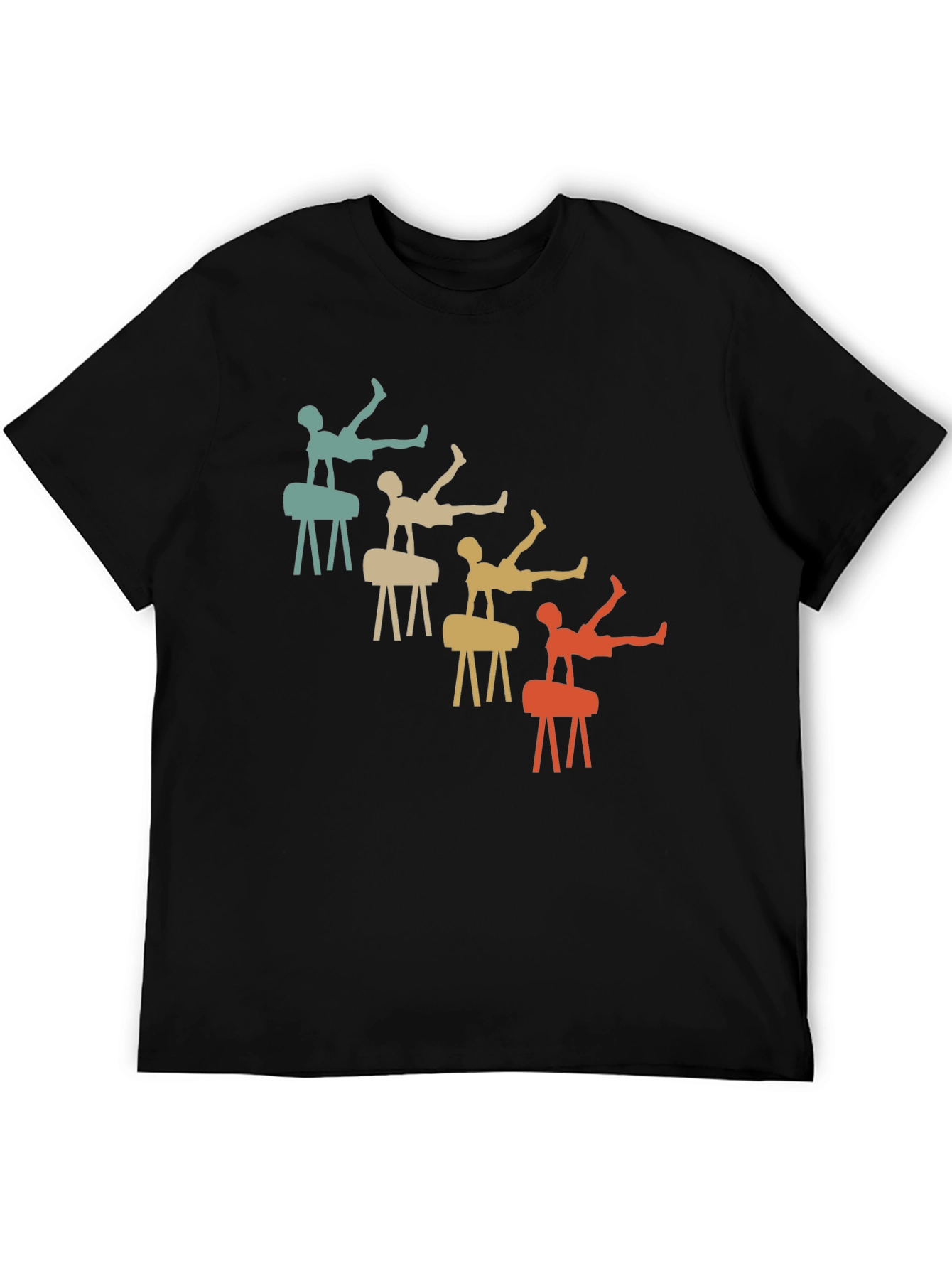 Retro Gymnastics T-Shirt Pommel Horse Tee