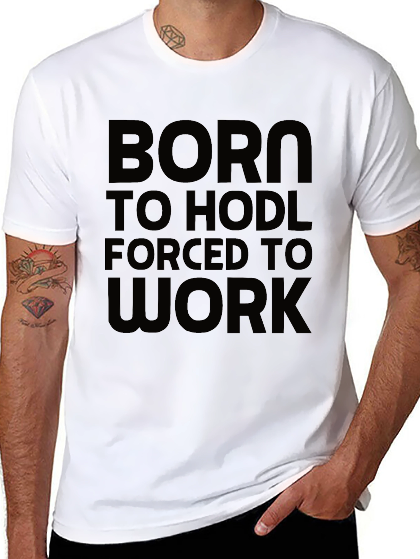 Born to HODL Crypto T-Shirt