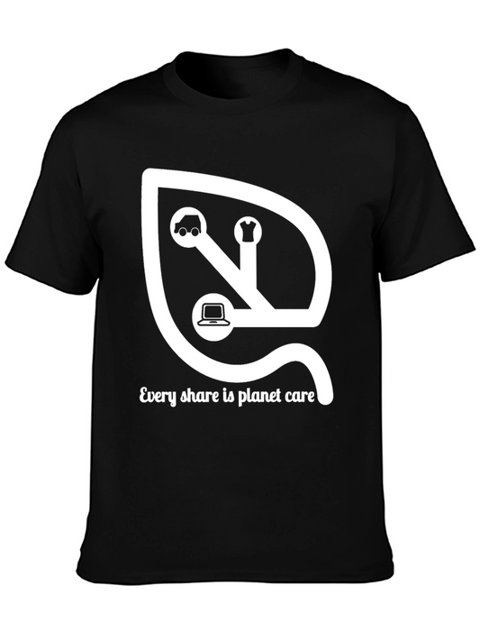Eco-Friendly Sharing T-Shirt - Planet Care Design