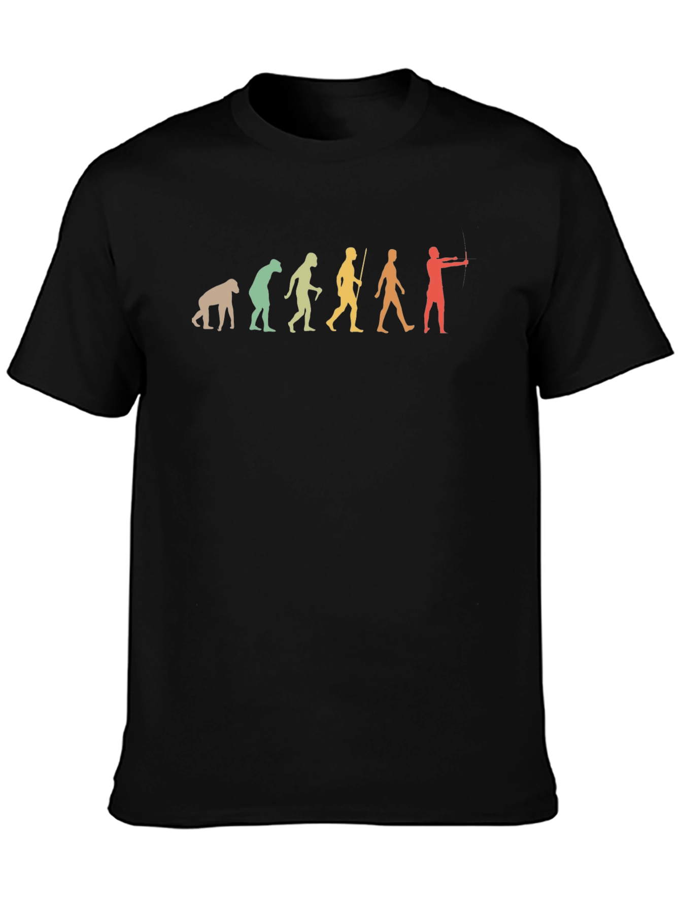 Evolution of Archery T-Shirt - Fun & Unique Design
