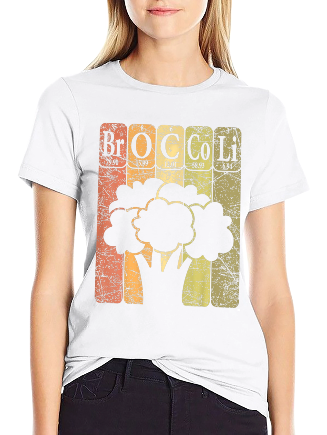 Periodic Table Broccoli T-Shirt