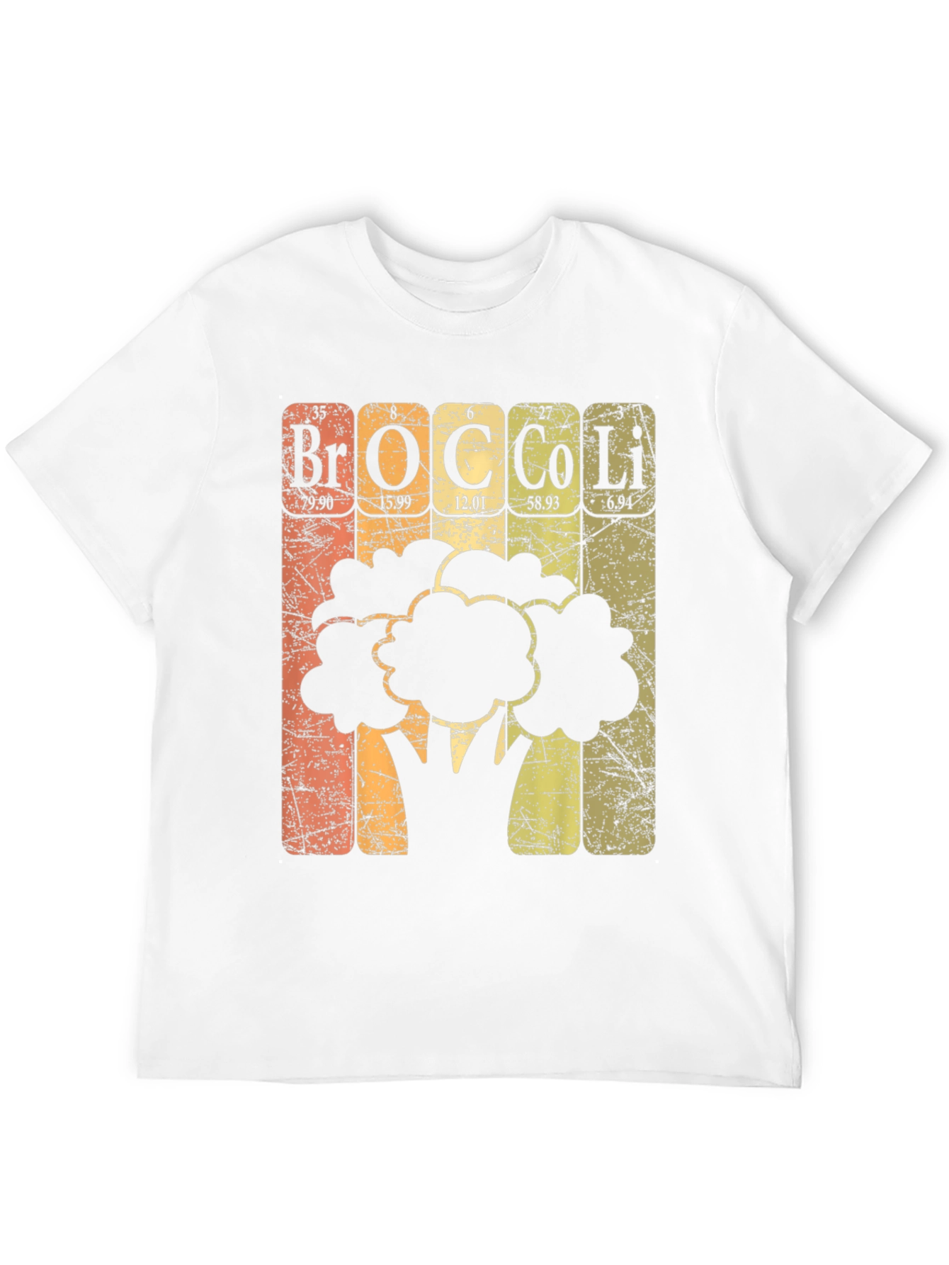 Periodic Table Broccoli T-Shirt