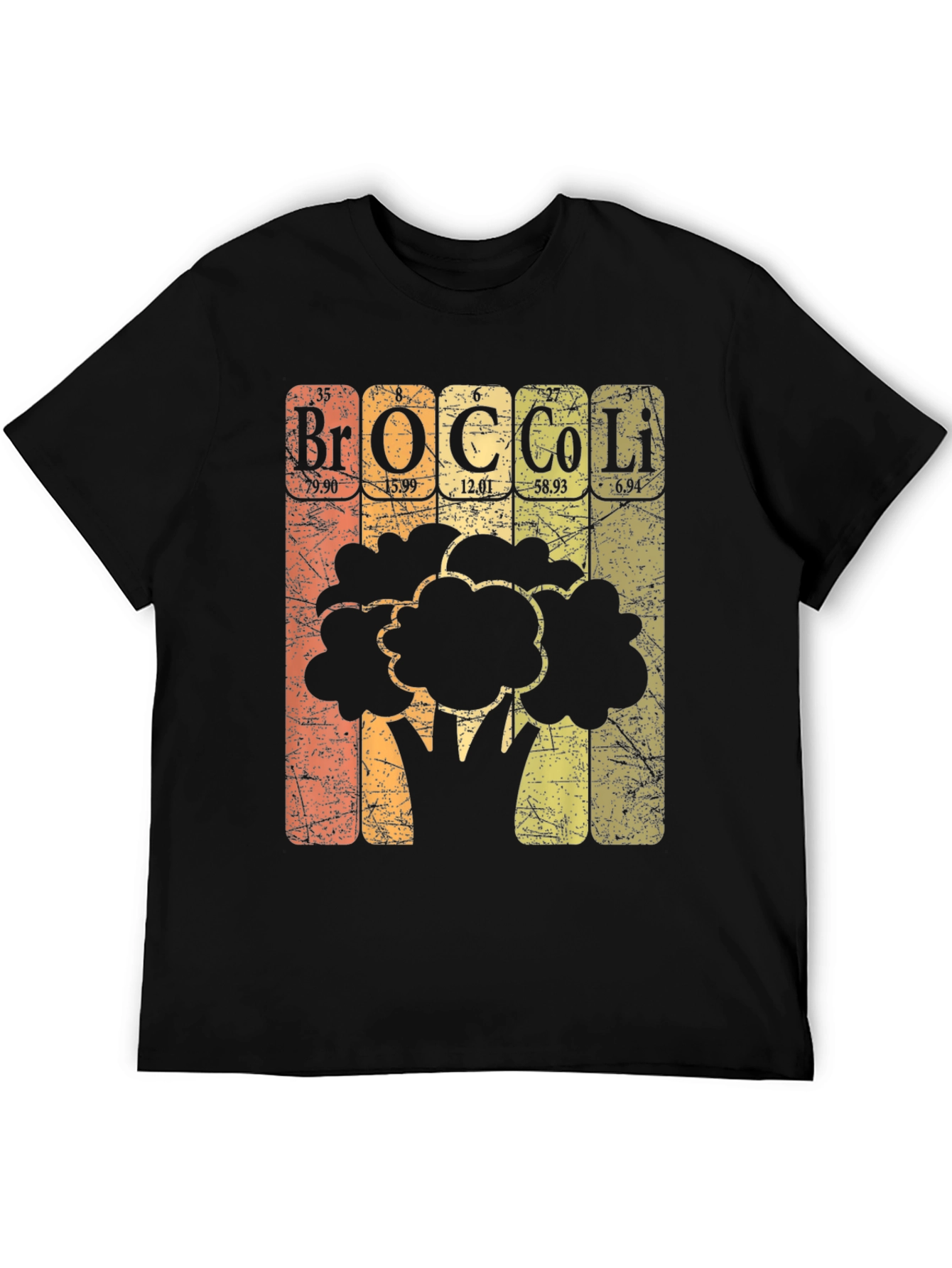 Periodic Table Broccoli T-Shirt