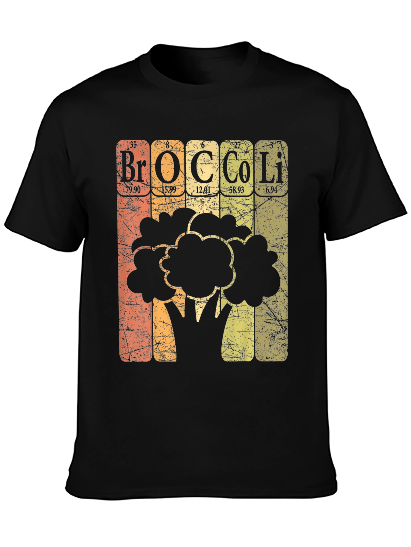 Periodic Table Broccoli T-Shirt