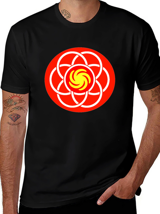 Abstract Graphic Tee - Geometric Design