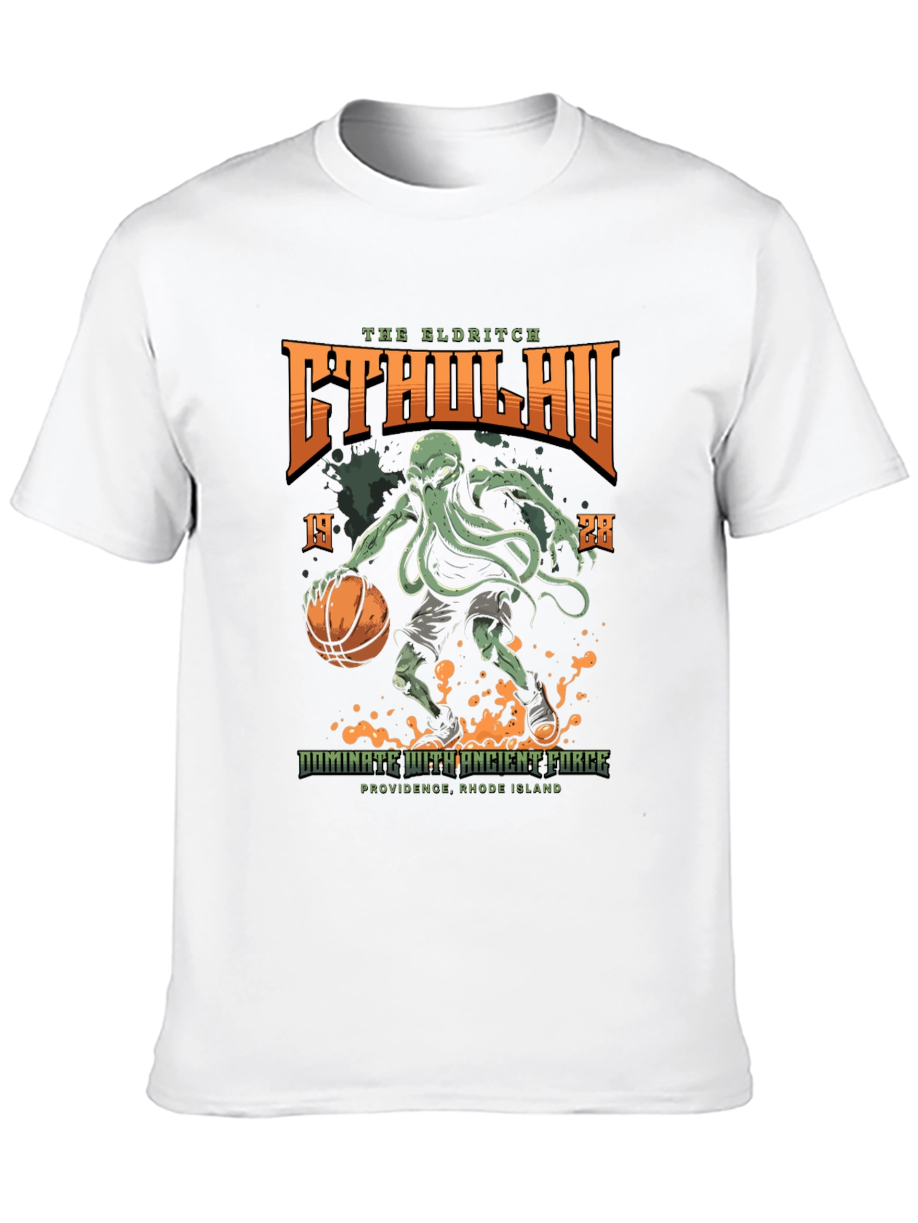 Eldritch Cthulhu Basketball Tee