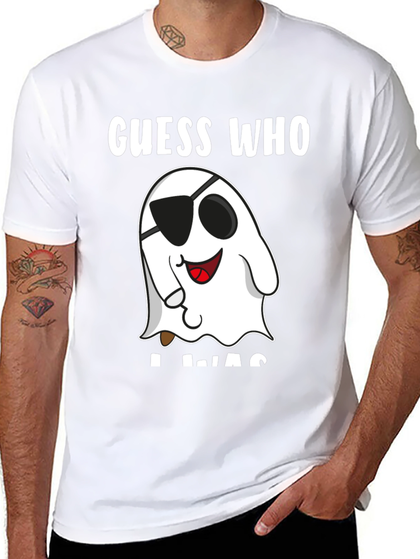 Guess Who I Was? Pirate Ghost Graphic Tee