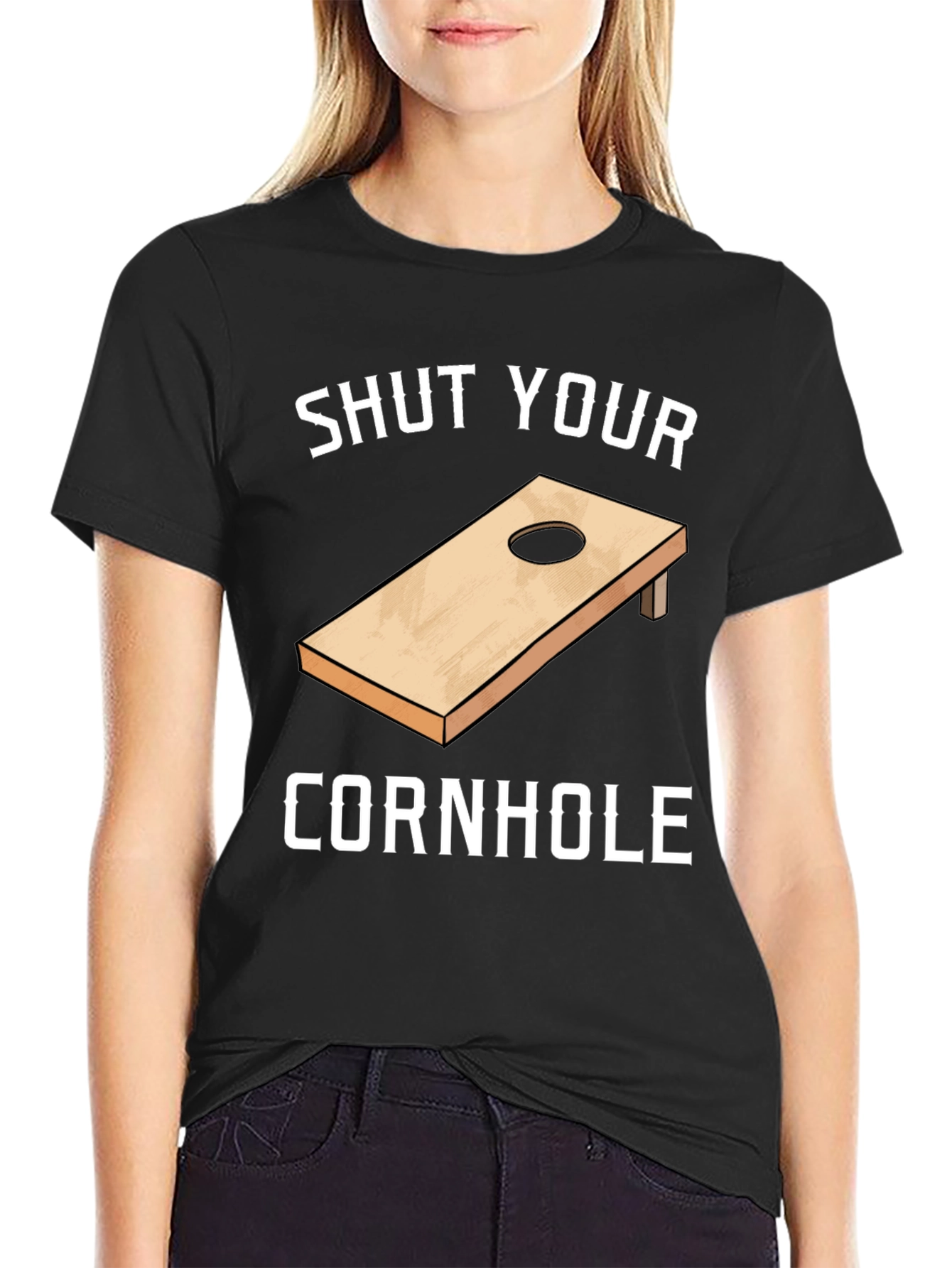 Shut Your Cornhole Graphic T-Shirt