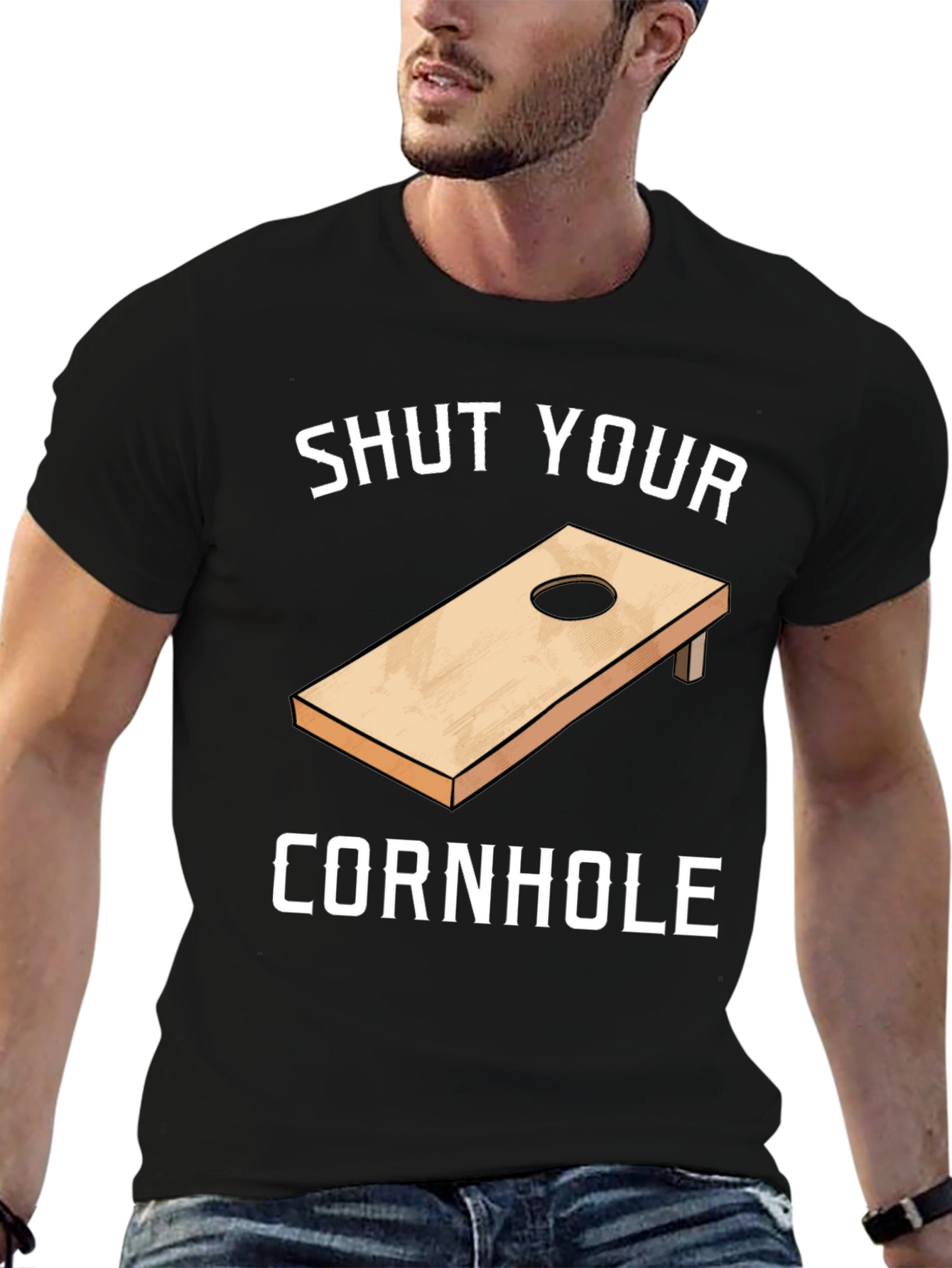 Shut Your Cornhole Graphic T-Shirt