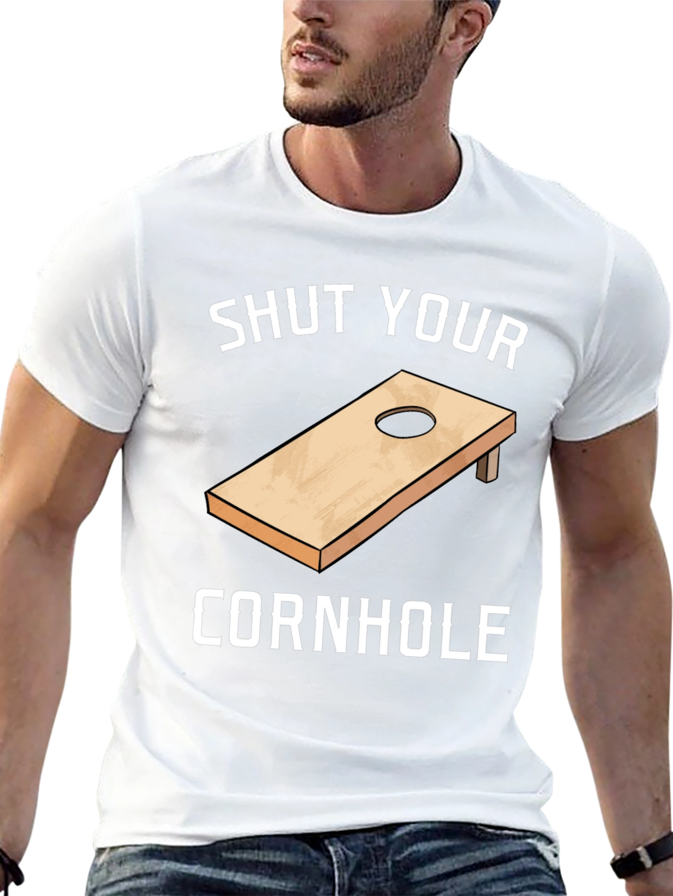Shut Your Cornhole Graphic T-Shirt