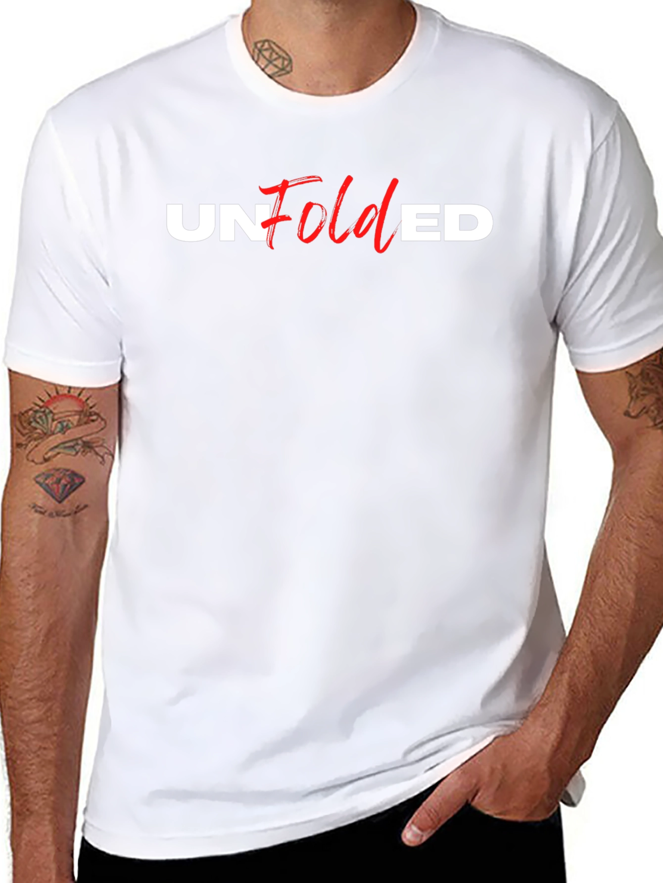 Unfolded Graphic Tee - Stylish Casual Wear
