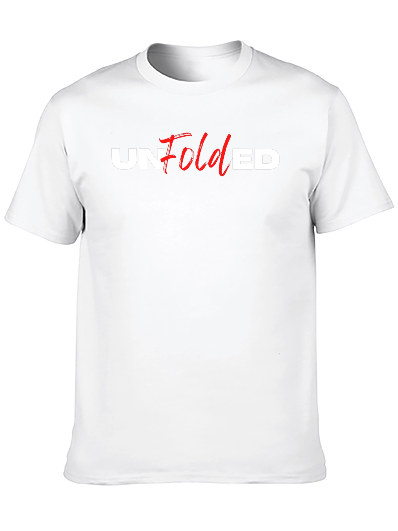Unfolded Graphic Tee - Stylish Casual Wear