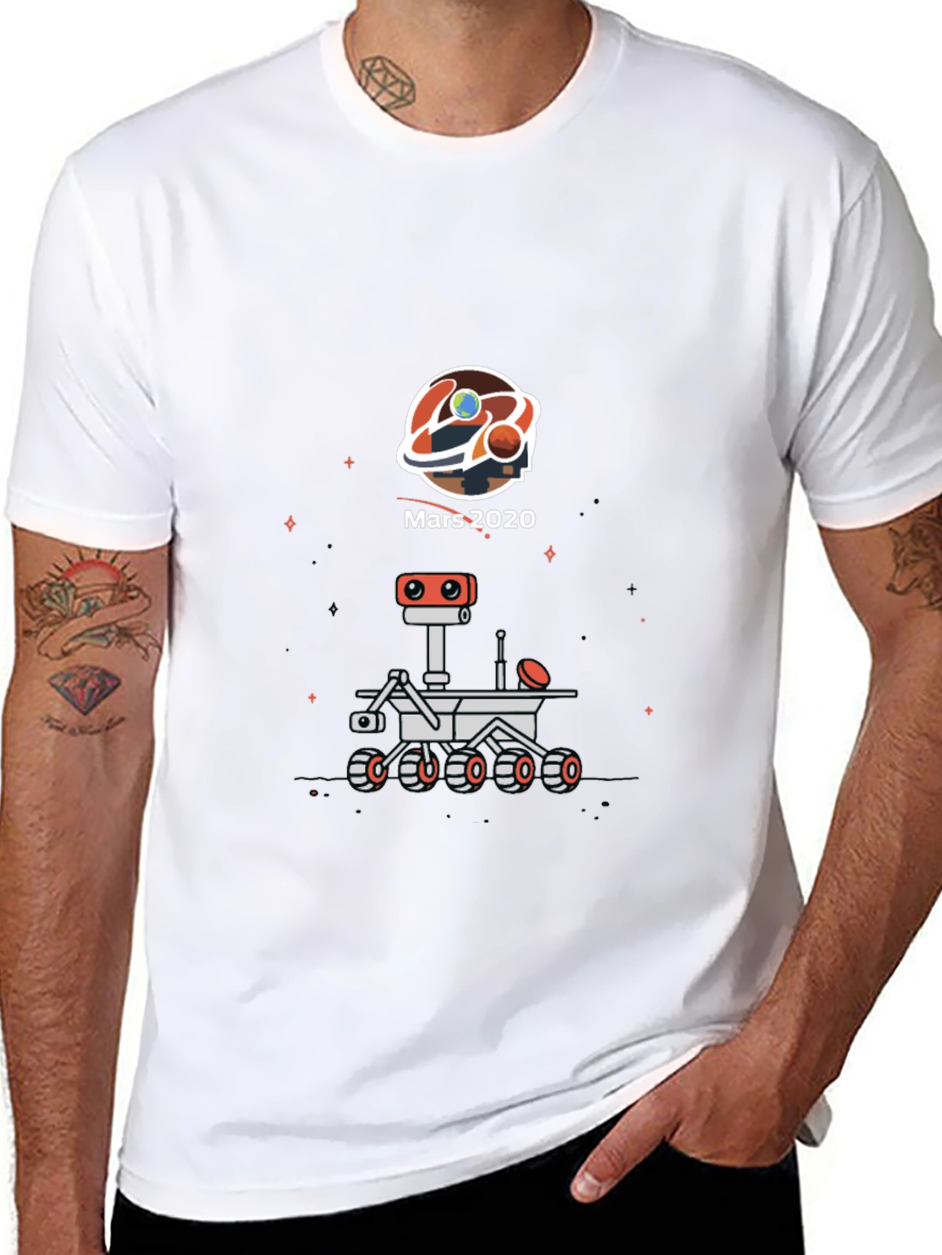 Mars 2020 Rover Graphic T-Shirt