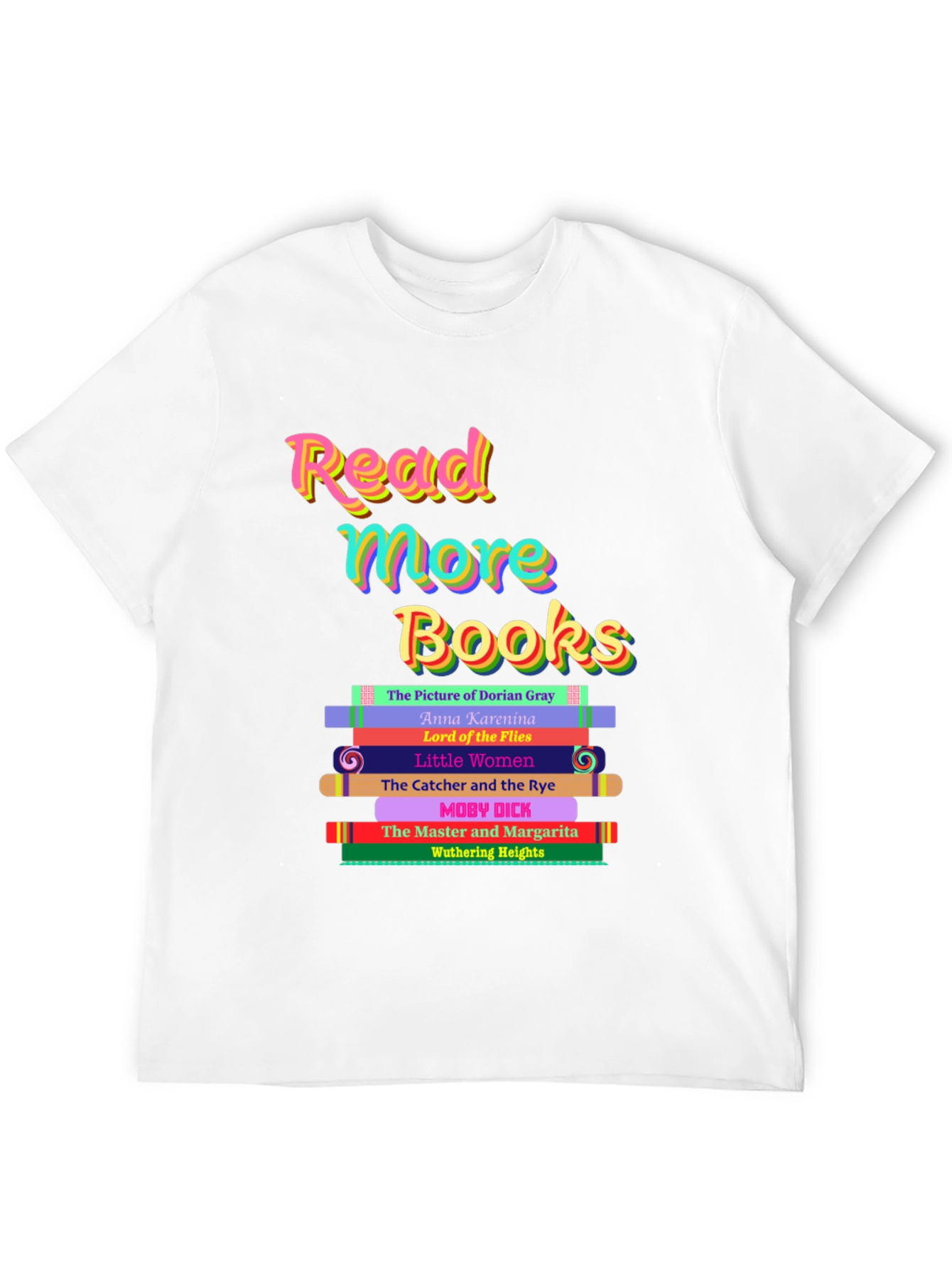 Read More Books T-Shirt - Classic Literature Design