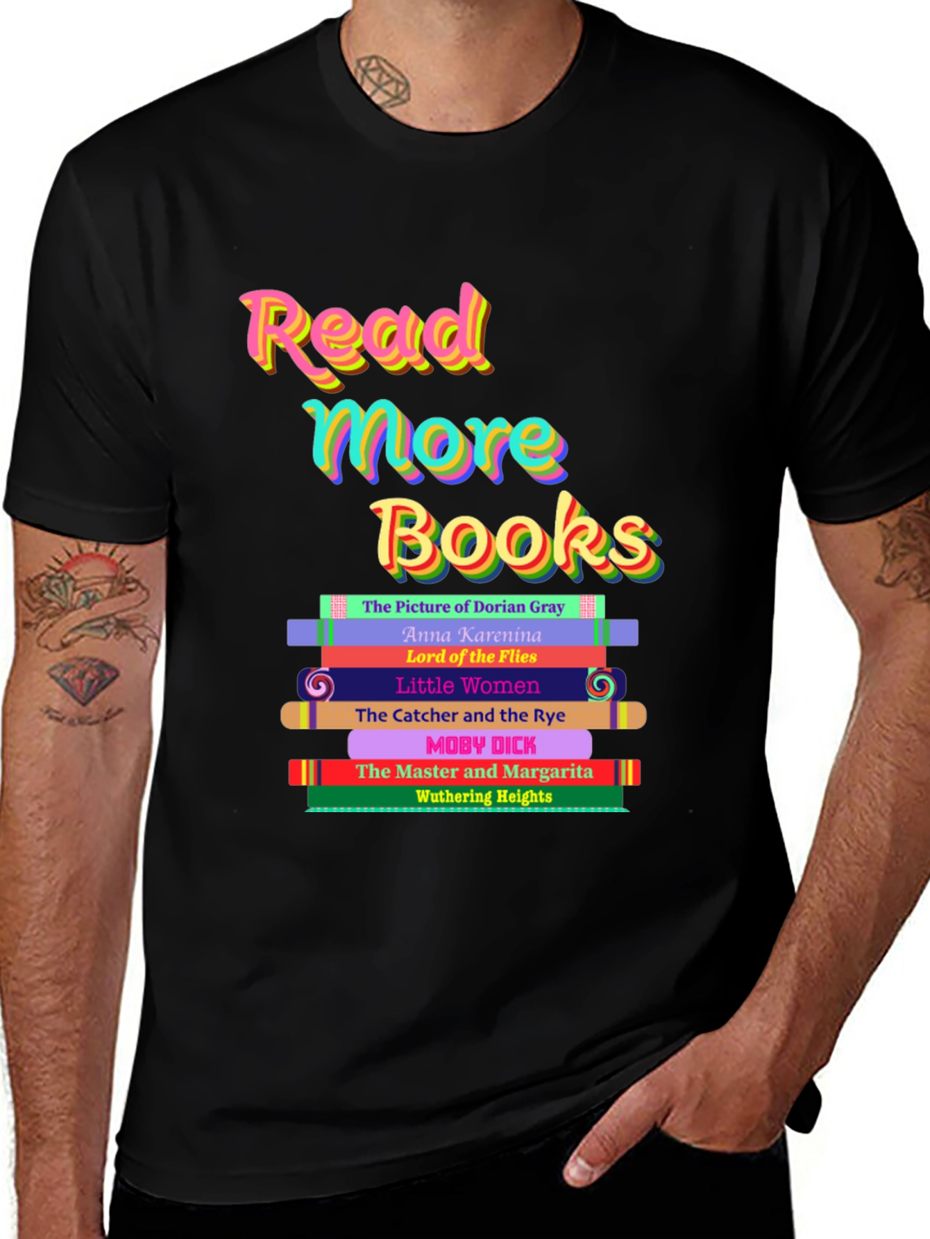 Read More Books T-Shirt - Classic Literature Design