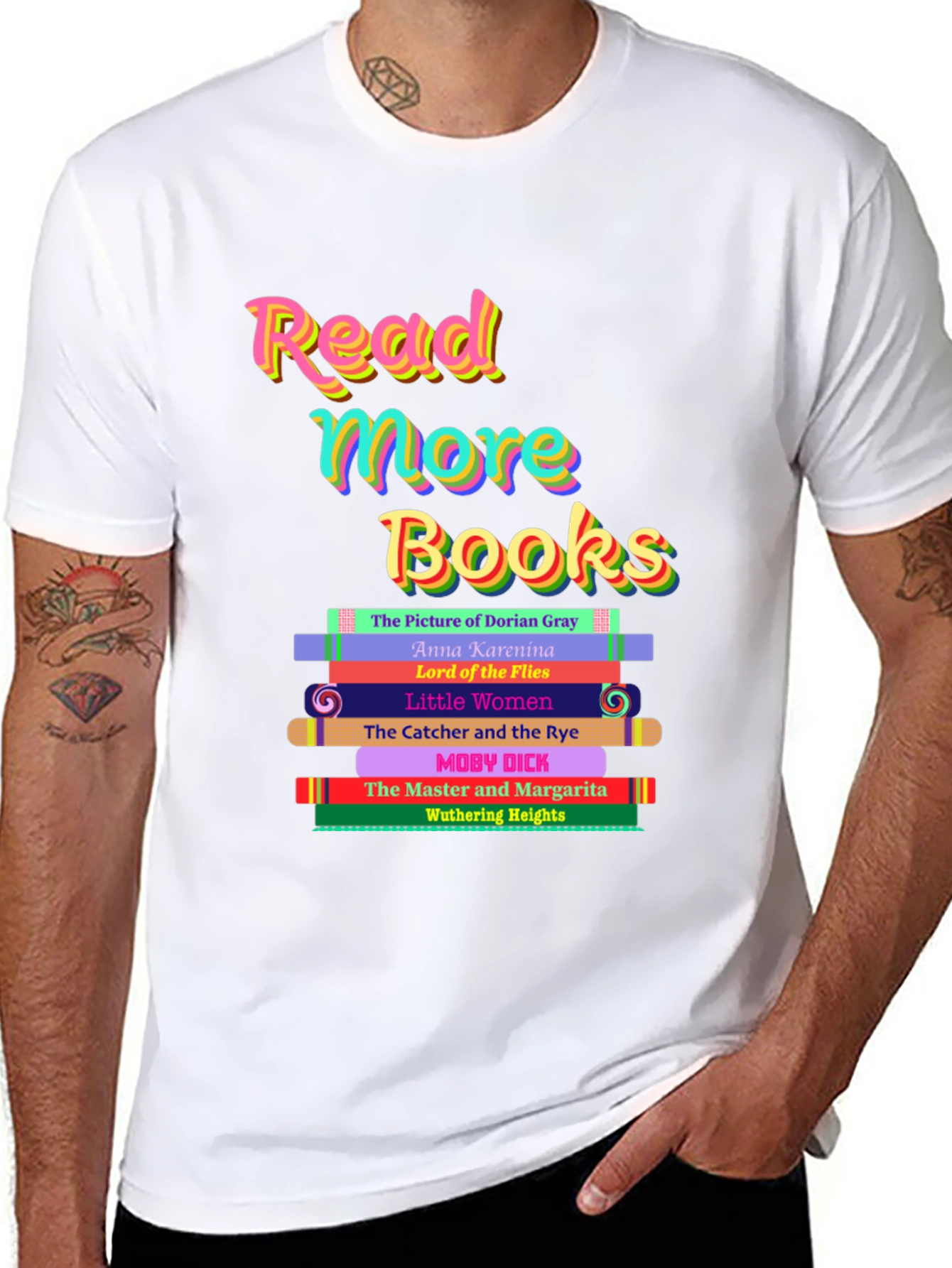 Read More Books T-Shirt - Classic Literature Design