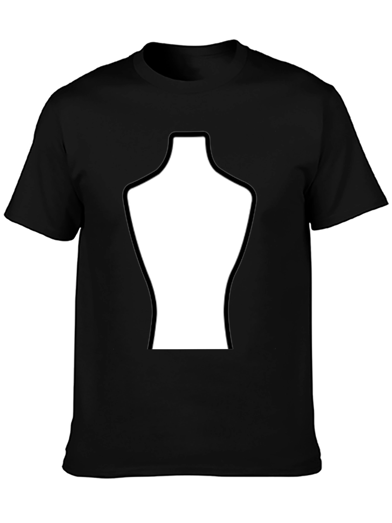 Mannequin T-Shirt - Blank Body Outline