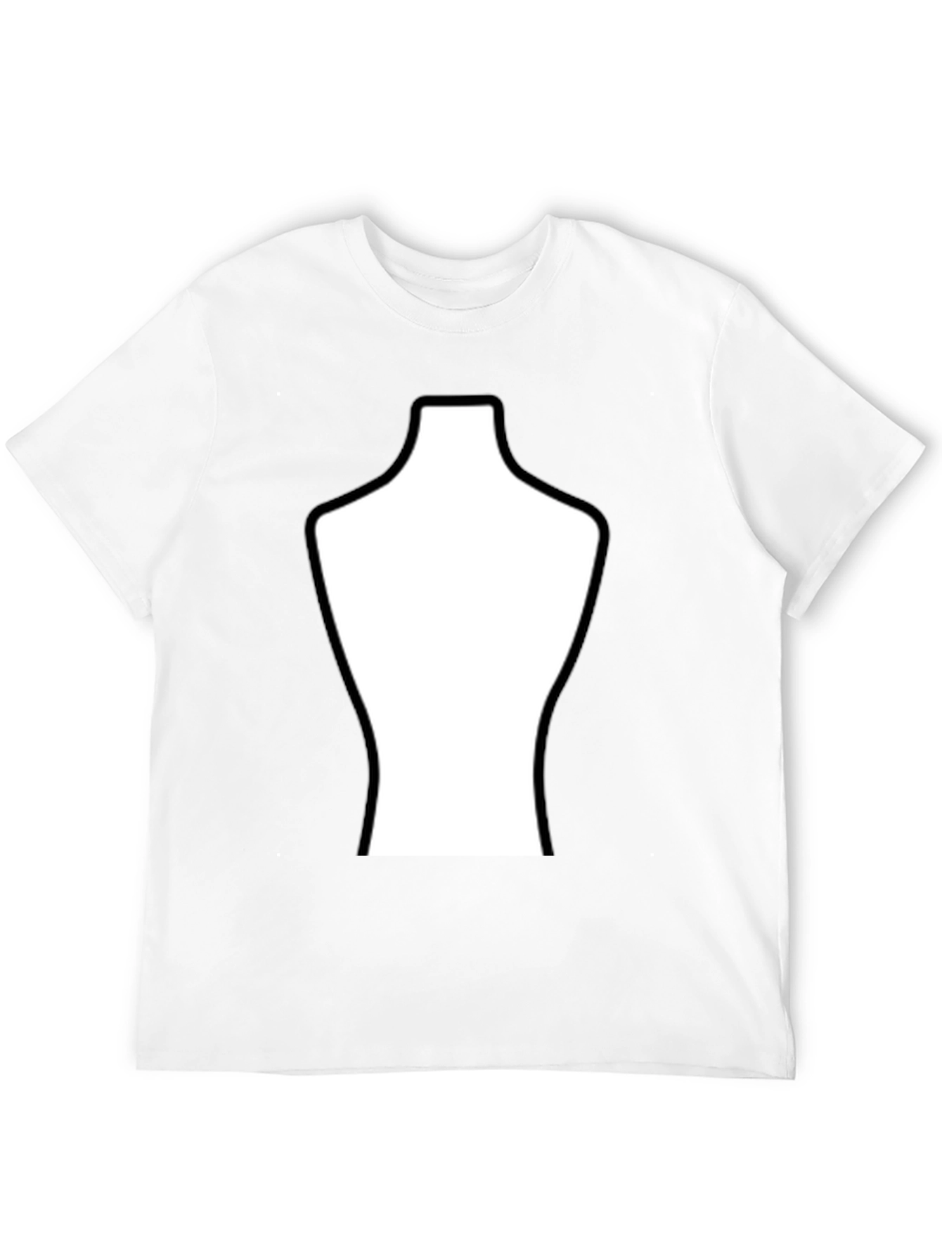 Mannequin T-Shirt - Blank Body Outline