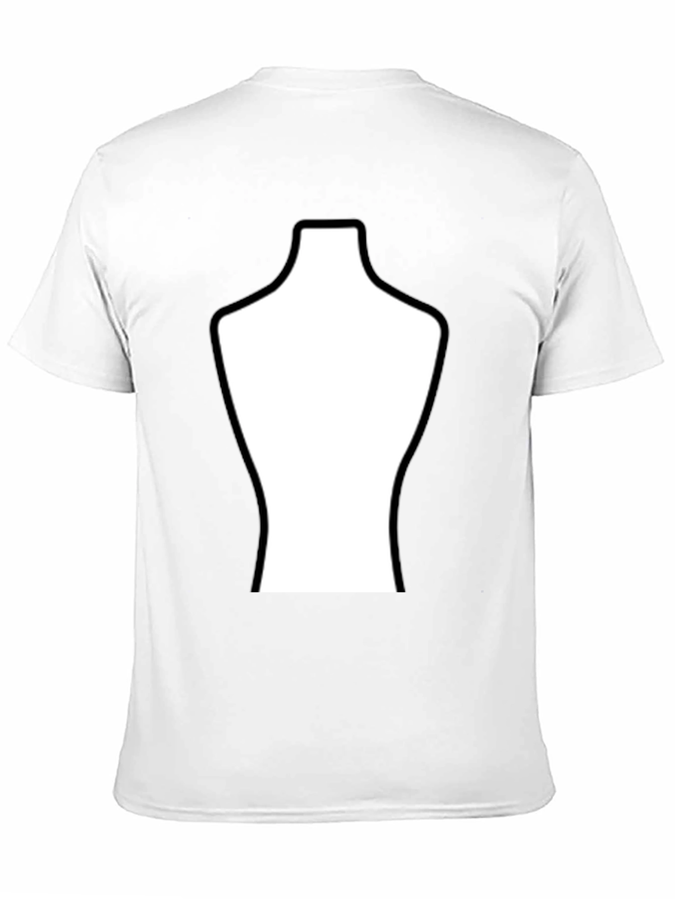 Mannequin T-Shirt - Blank Body Outline