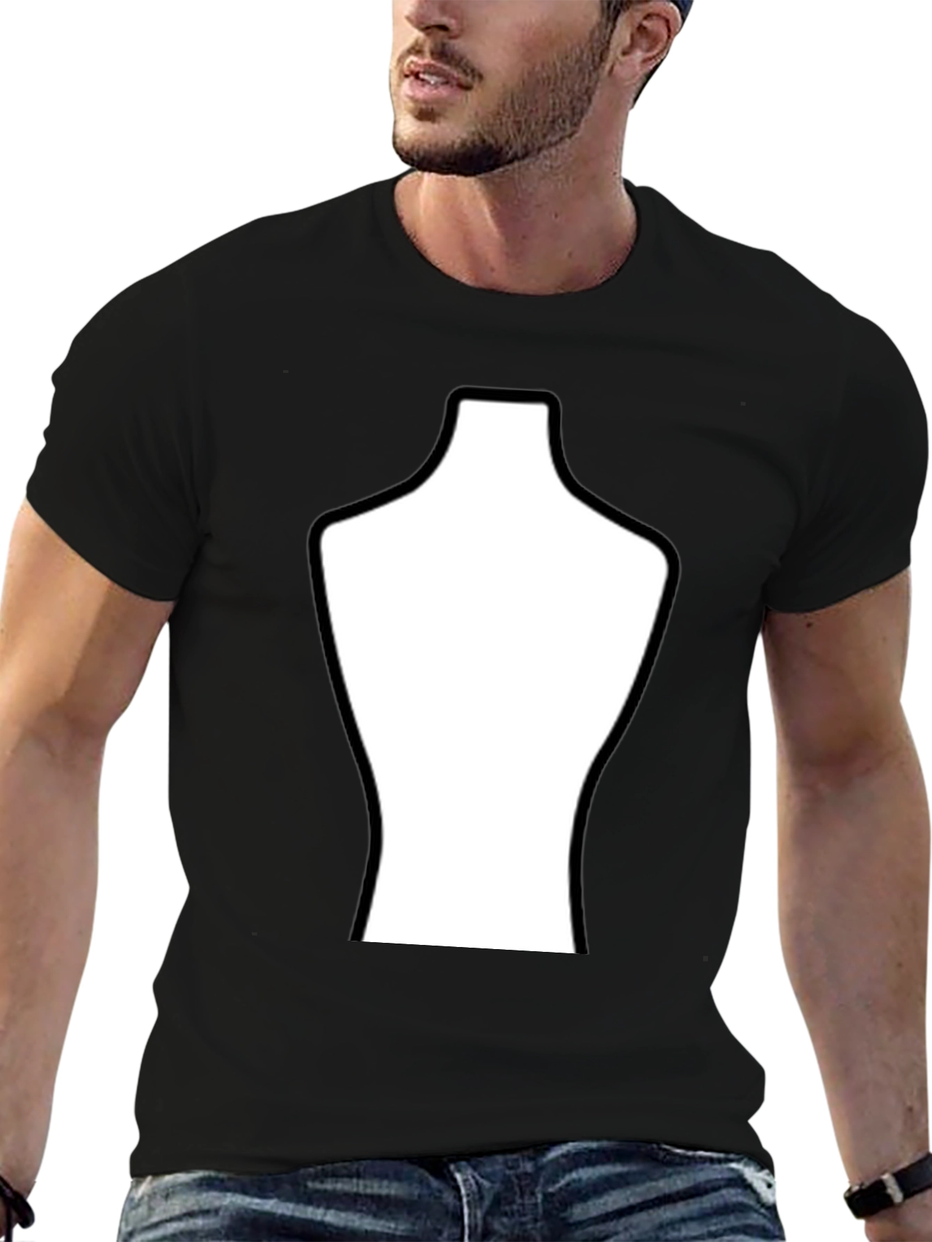Mannequin T-Shirt - Blank Body Outline
