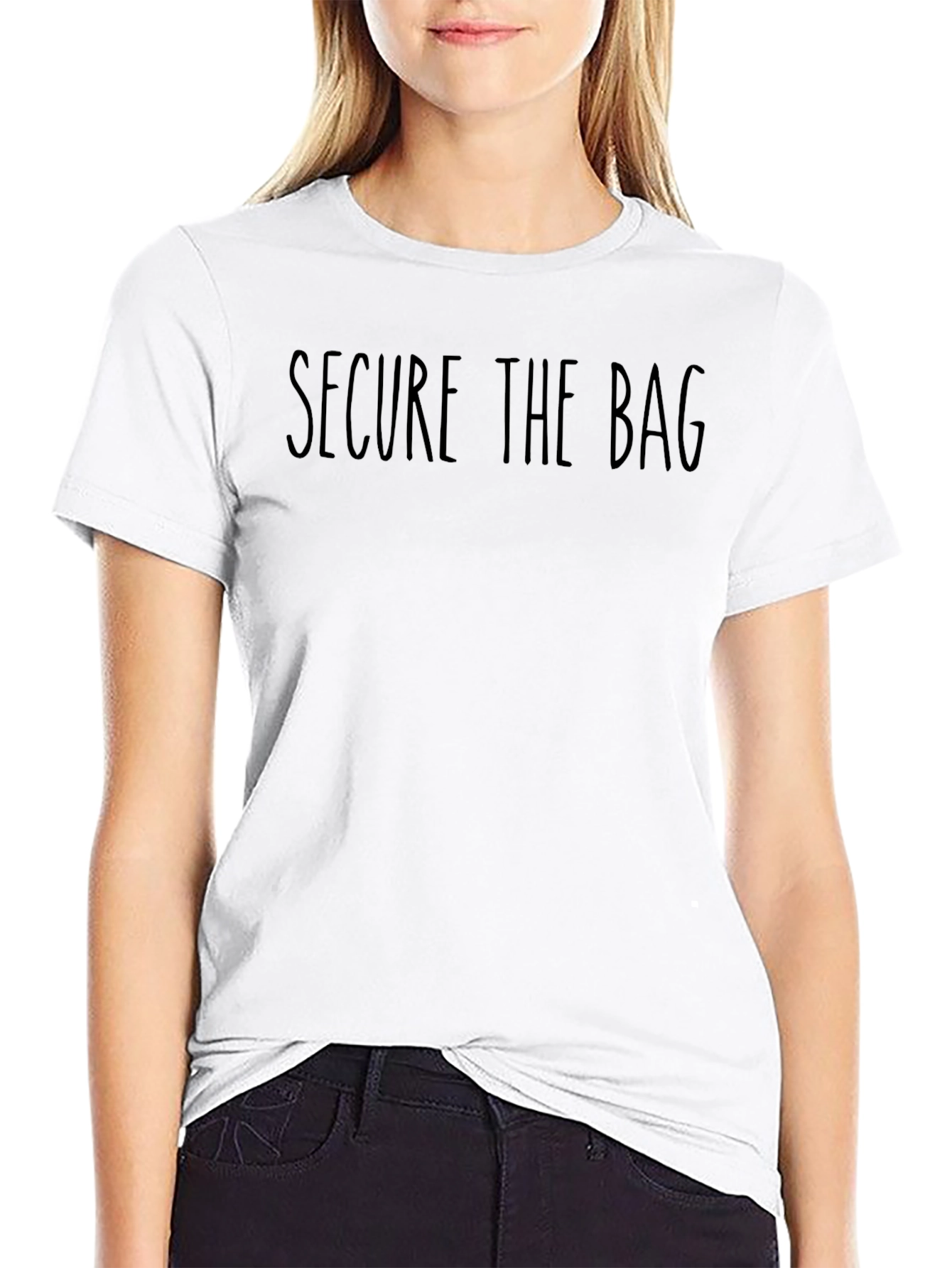 Secure The Bag Graphic T-Shirt - Mens Casual Tee