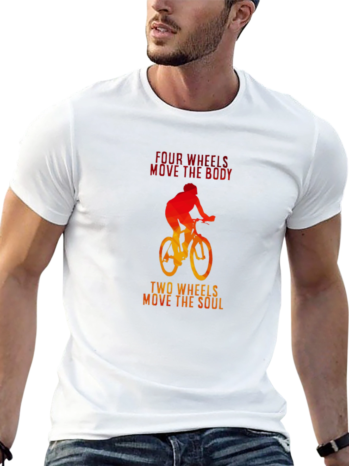Cycling Enthusiast T-Shirt: Two Wheels Move the Soul