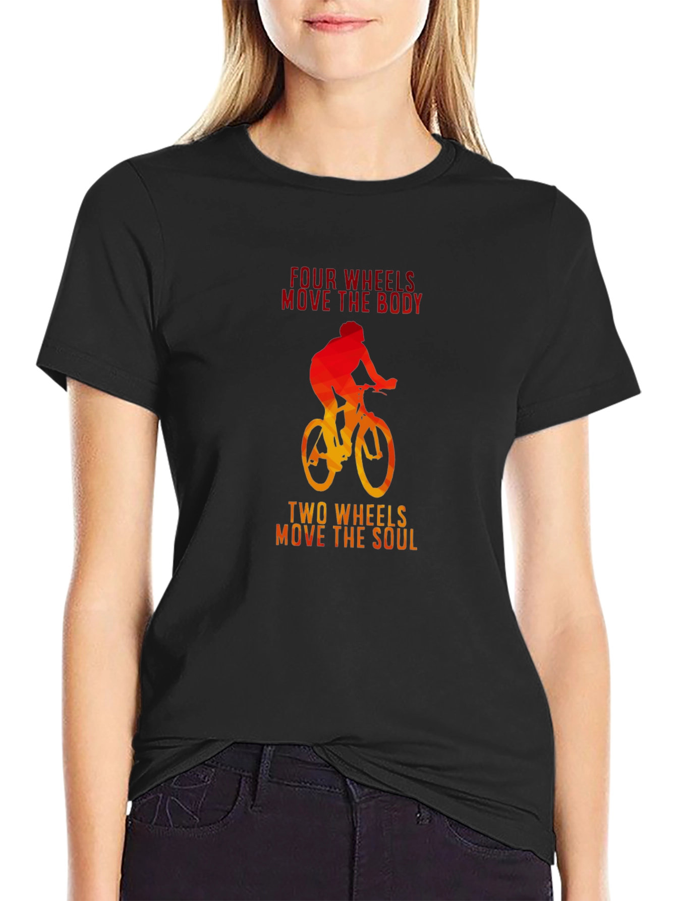 Cycling Enthusiast T-Shirt: Two Wheels Move the Soul