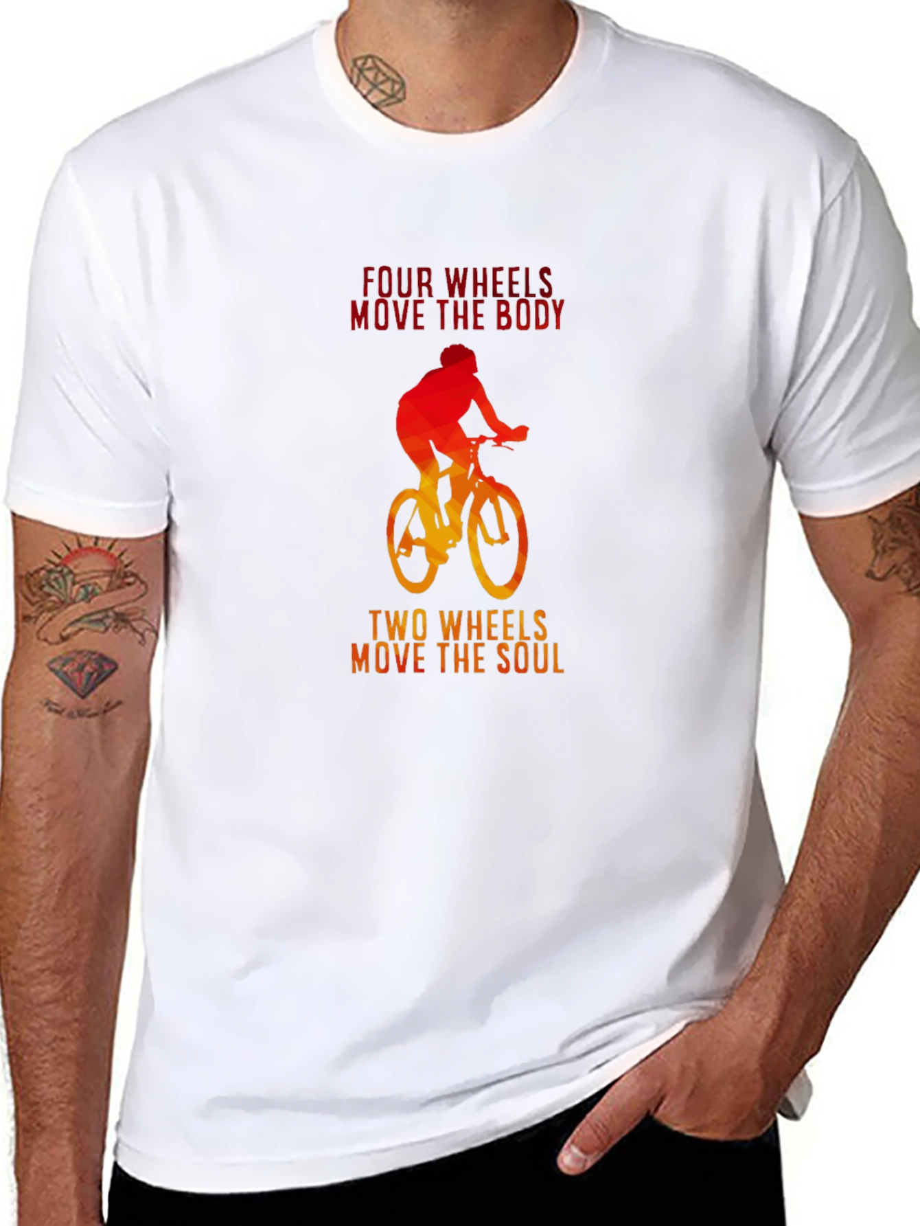 Cycling Enthusiast T-Shirt: Two Wheels Move the Soul
