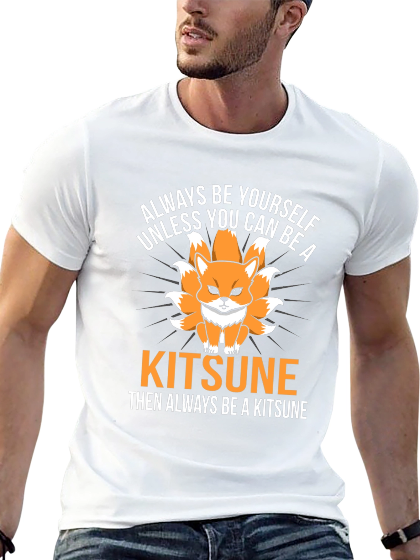 Kitsune Fox Graphic T-Shirt