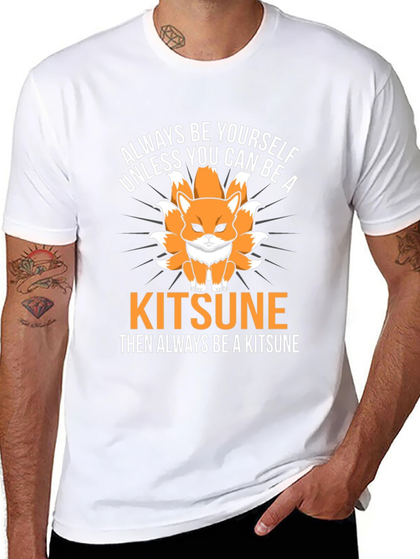 Kitsune Fox Graphic T-Shirt