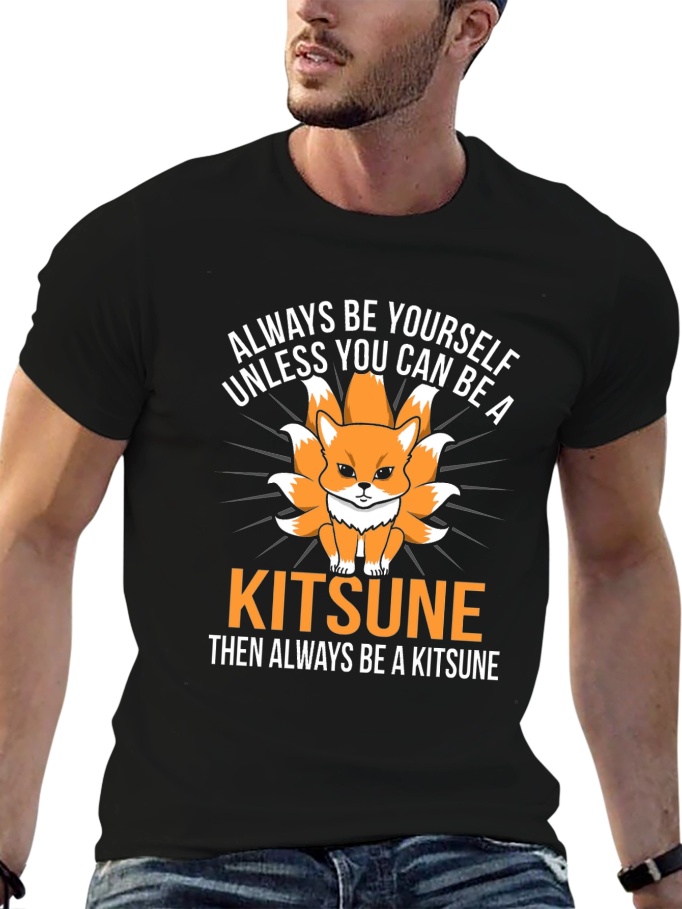 Kitsune Fox Graphic T-Shirt