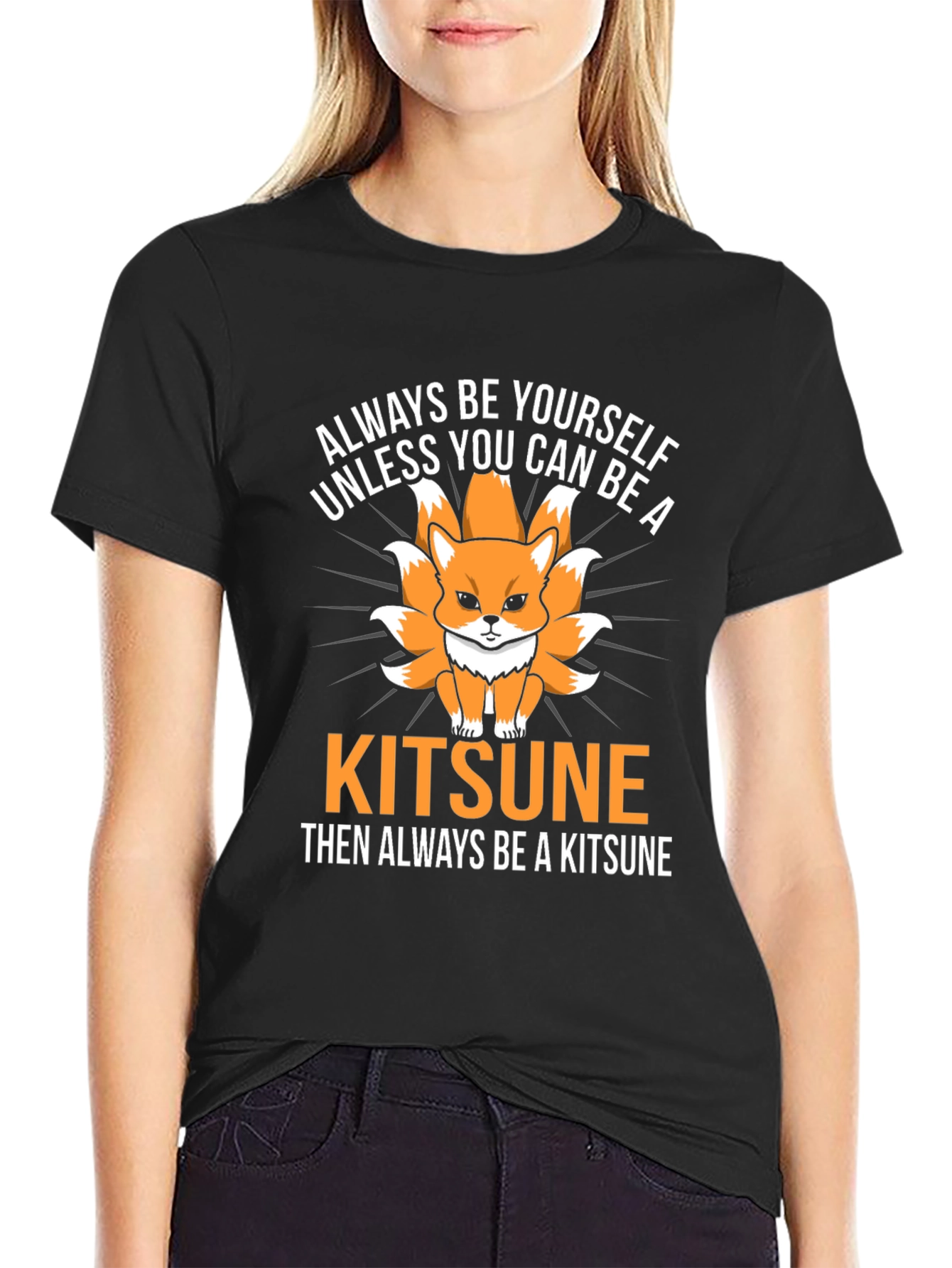 Kitsune Fox Graphic T-Shirt