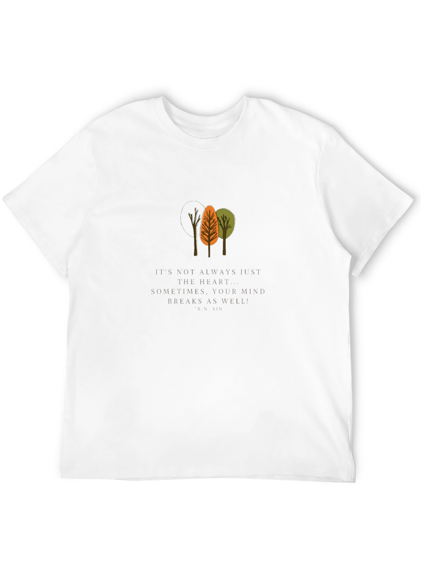 Mind Breaks Tree Graphic Tee - Unisex Black T-Shirt